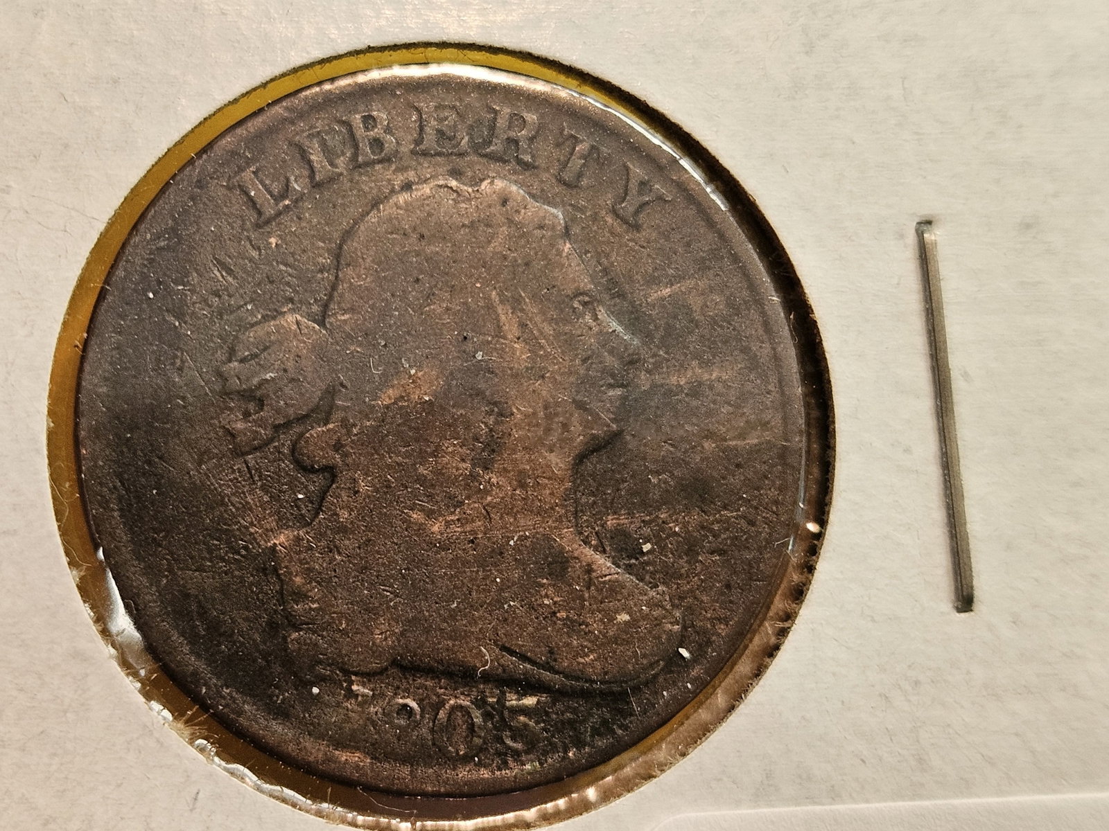 1803 Draped Bust Half Cent - 3