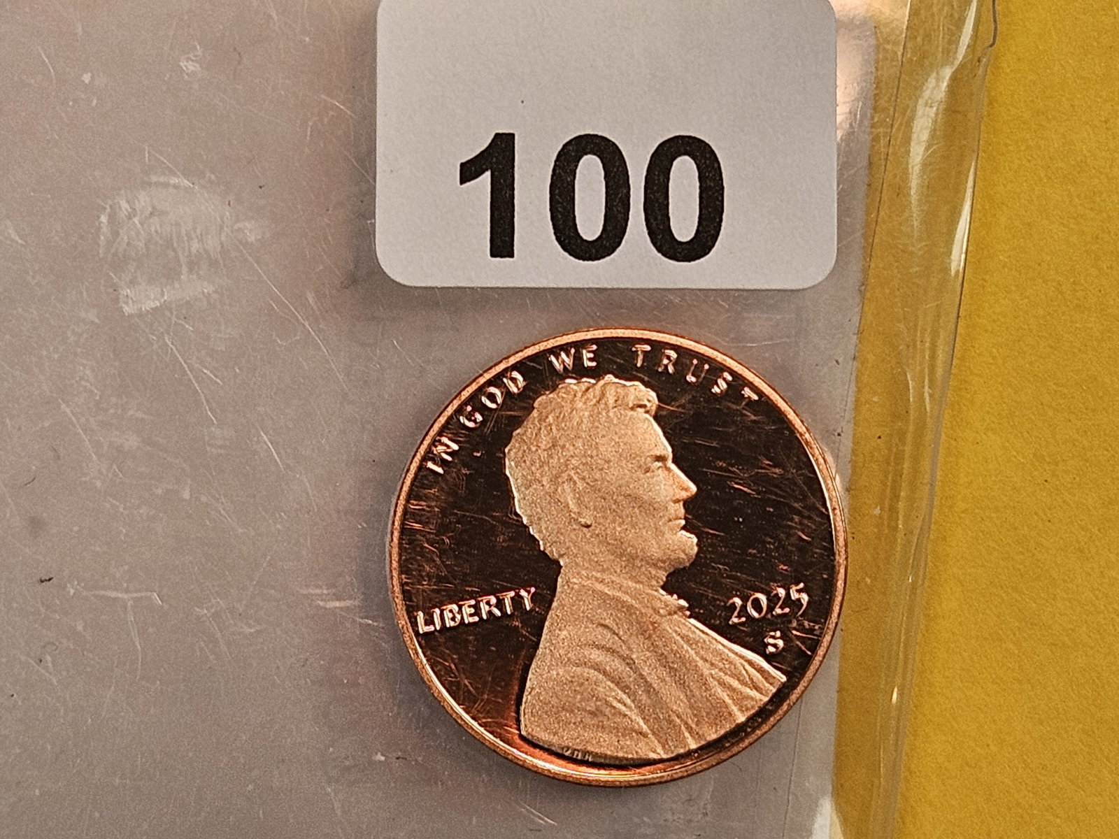 GEM Proof Deep Cameo 2025-S Lincoln Cent: Last Year issue