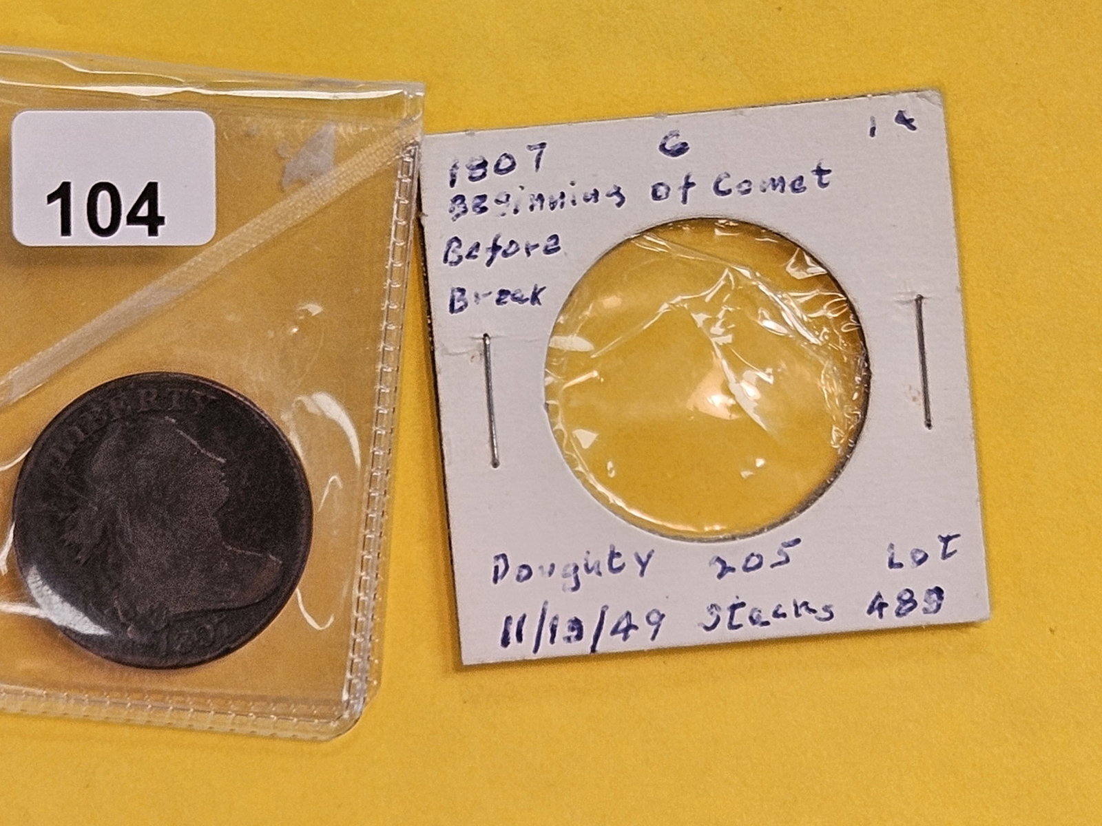 1807 Draped Bust Large Cent in Good plus - 2