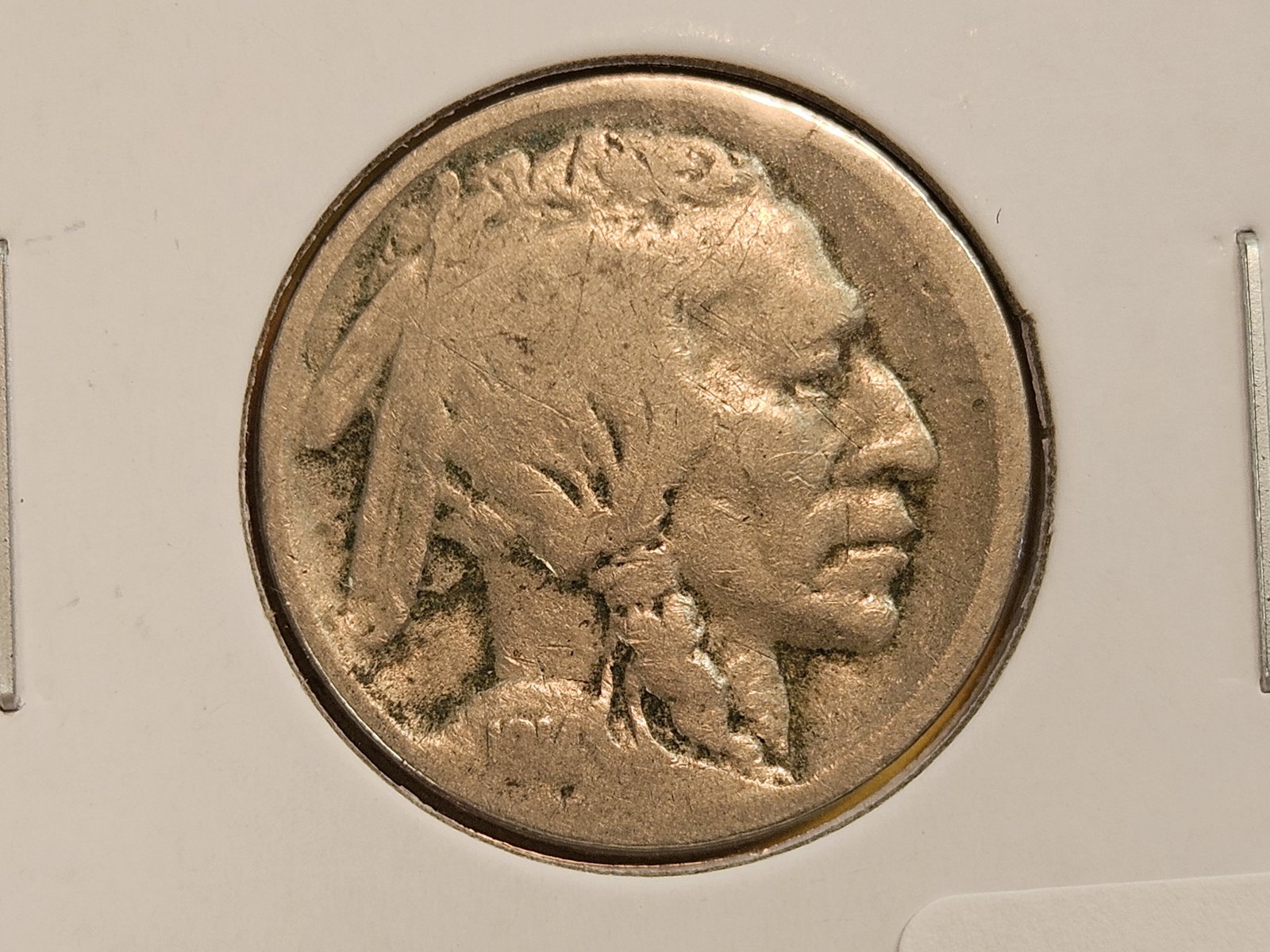 Semi-Key 1914-S Buffalo Nickel: In Very Good