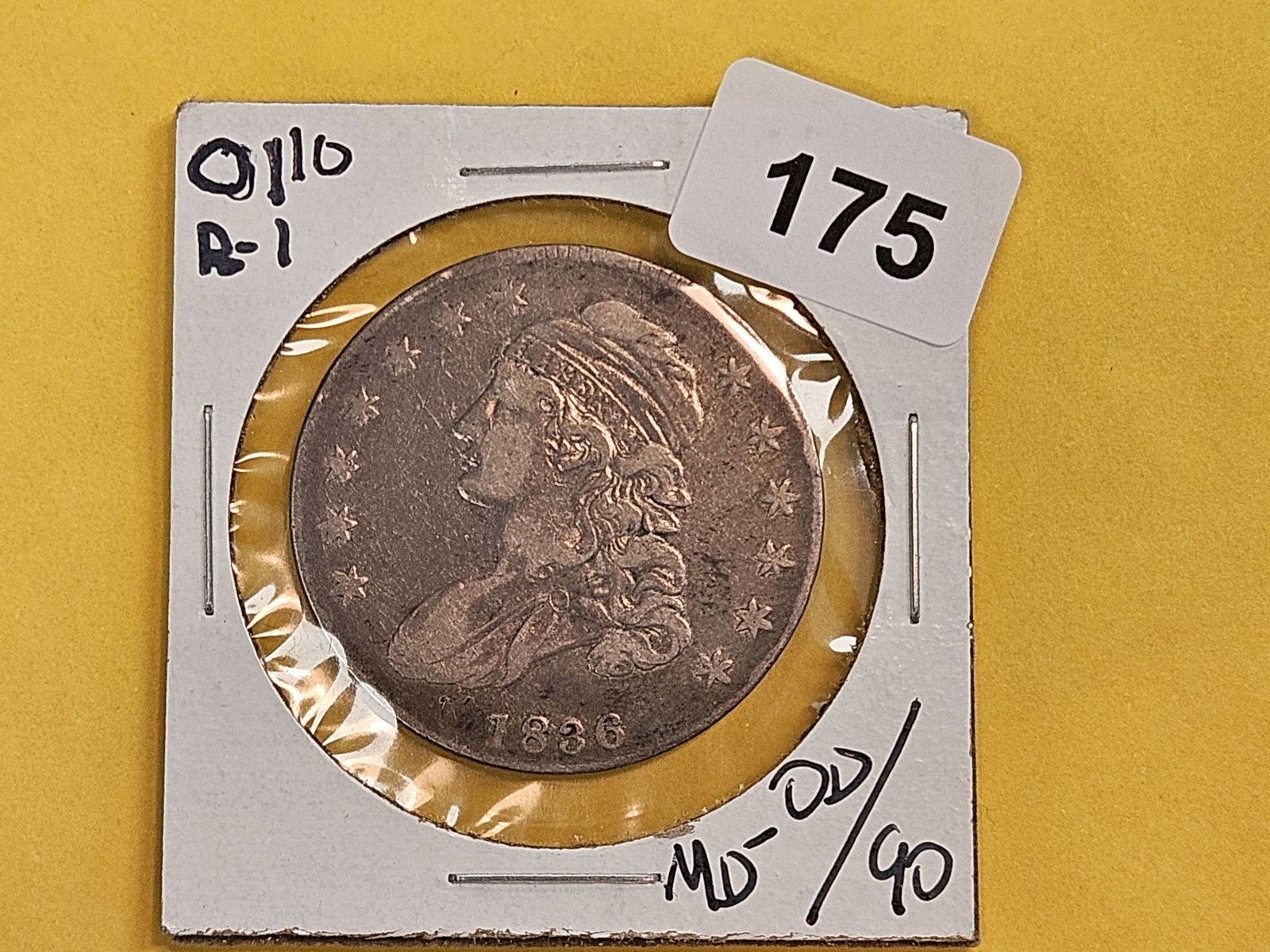 1836 Capped Bust Half Dollar - 2