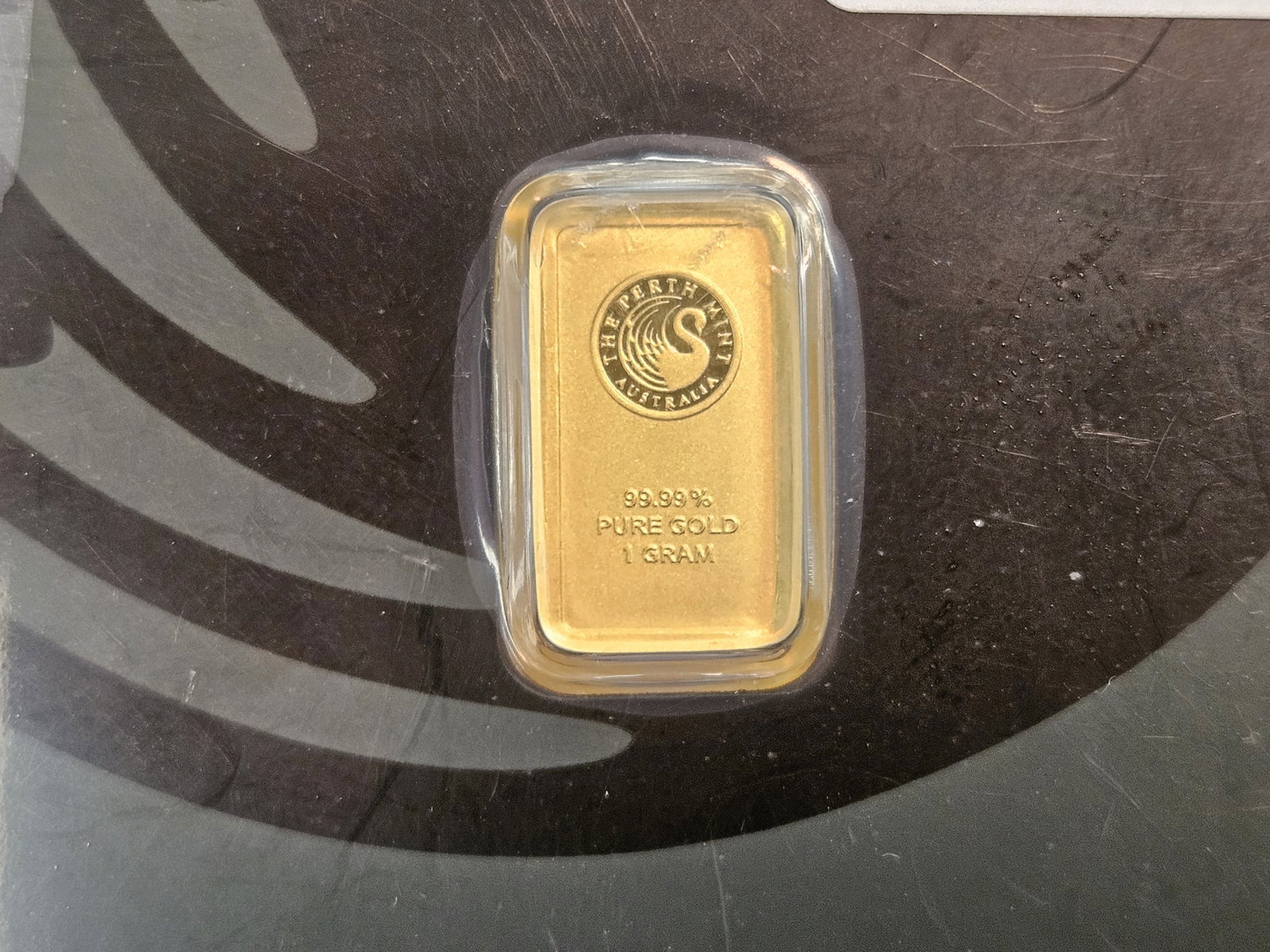 GOLD! One Gram .9999 fine gold bar (1 of 3)