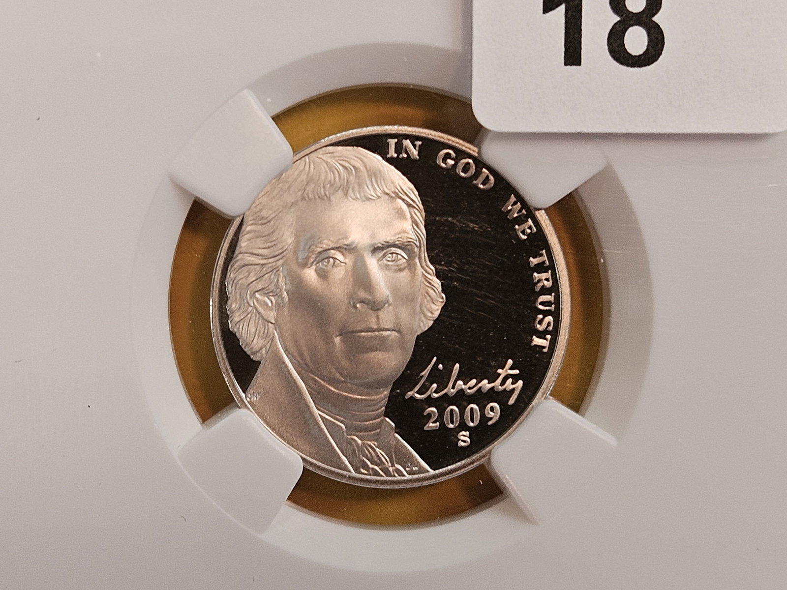PERFECT! NGC 2009-S Jefferson Nickel in Proof 70 Ultra Cameo: Perfect Grade!