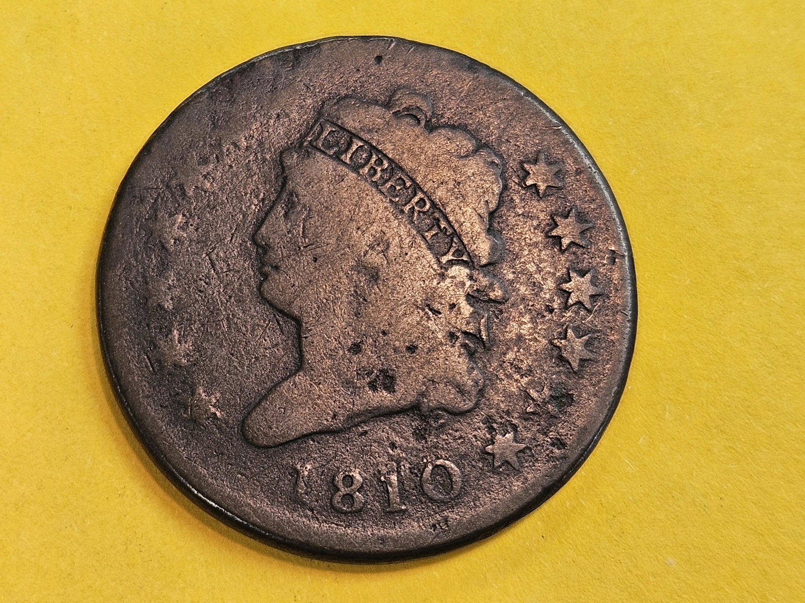 1810 Classic Head Large Cent in Good plus (1 of 5)