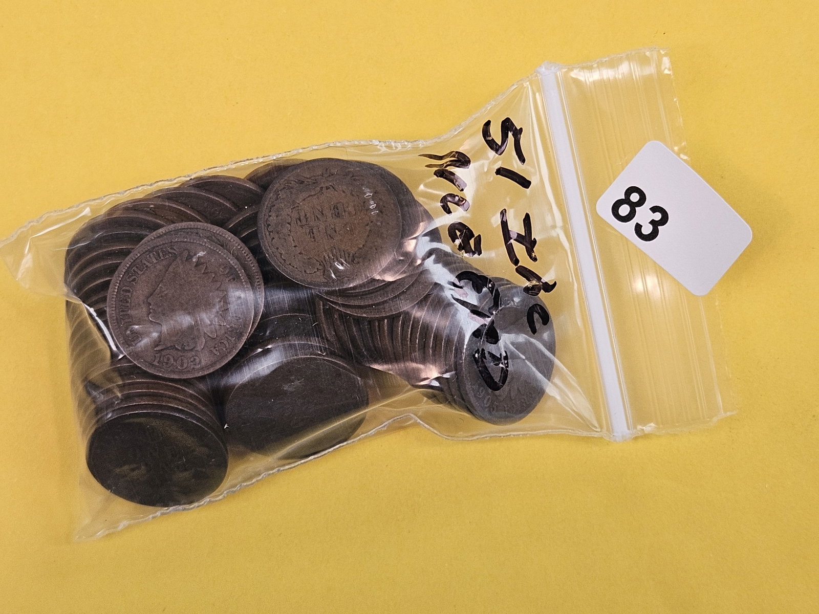 Fifty-one Indian cents: All little nicer