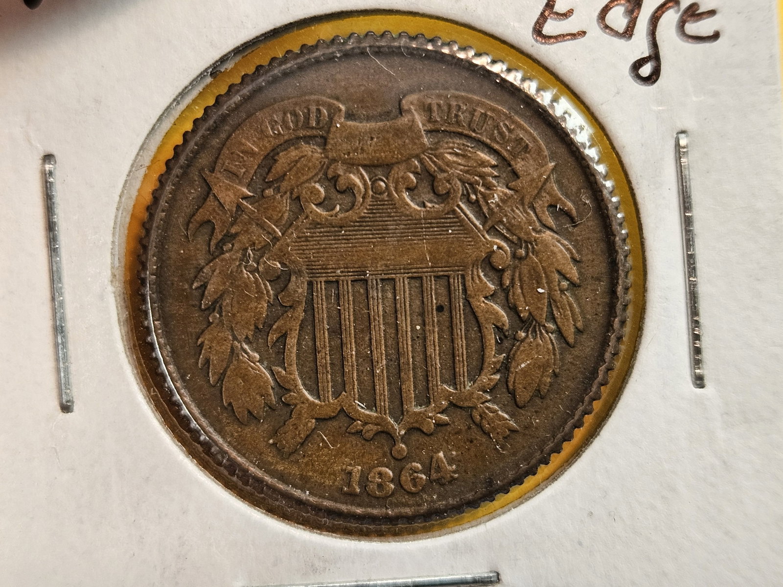 1864 Two Cent piece in Very Fine (1 of 6)