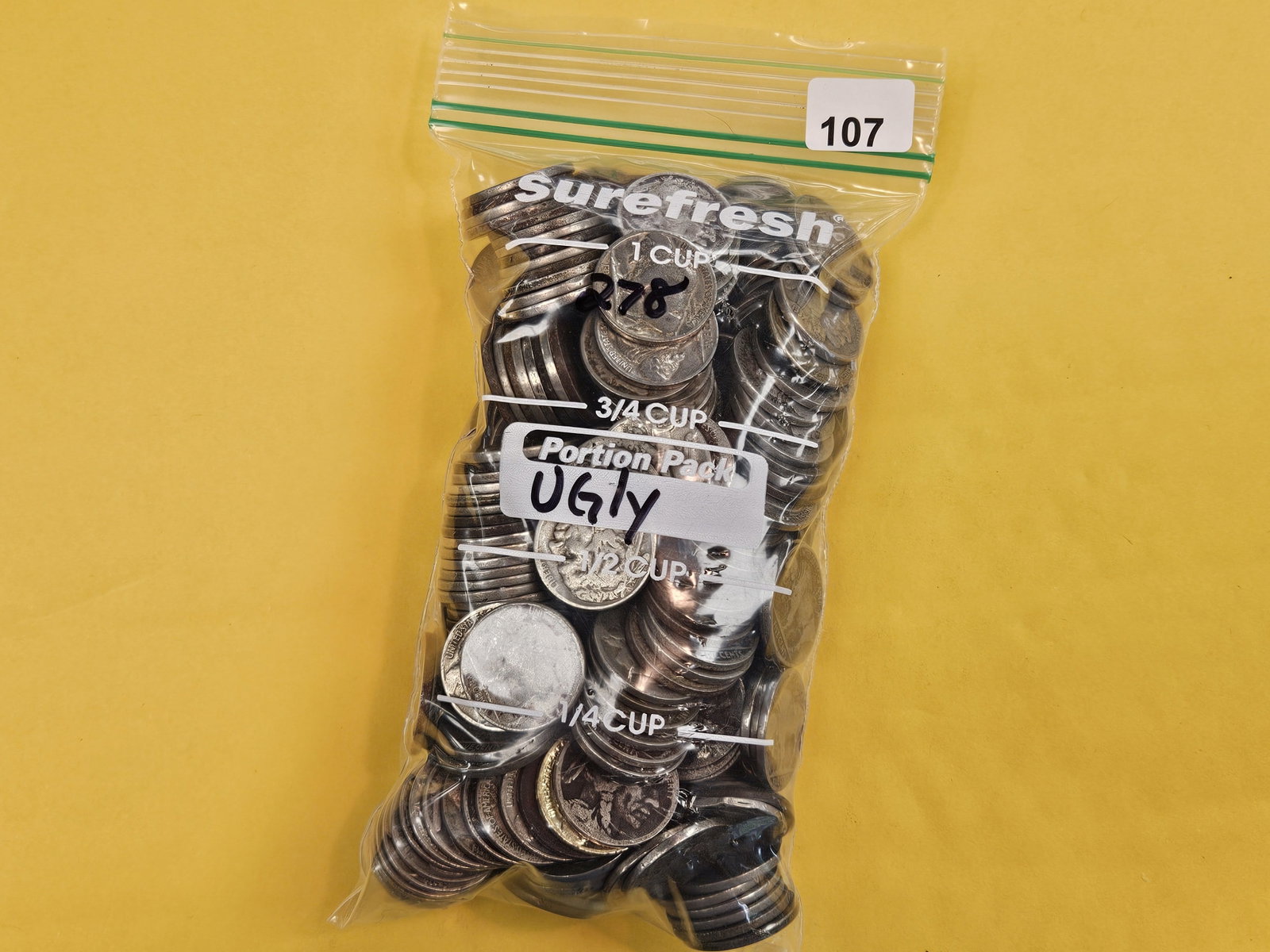 TWO HUNDRED Seventy-eight Buffalo Nickels (1 of 1)