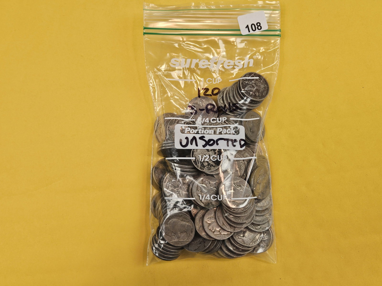 ONE HUNDRED Twenty Buffalo Nickels (1 of 1)