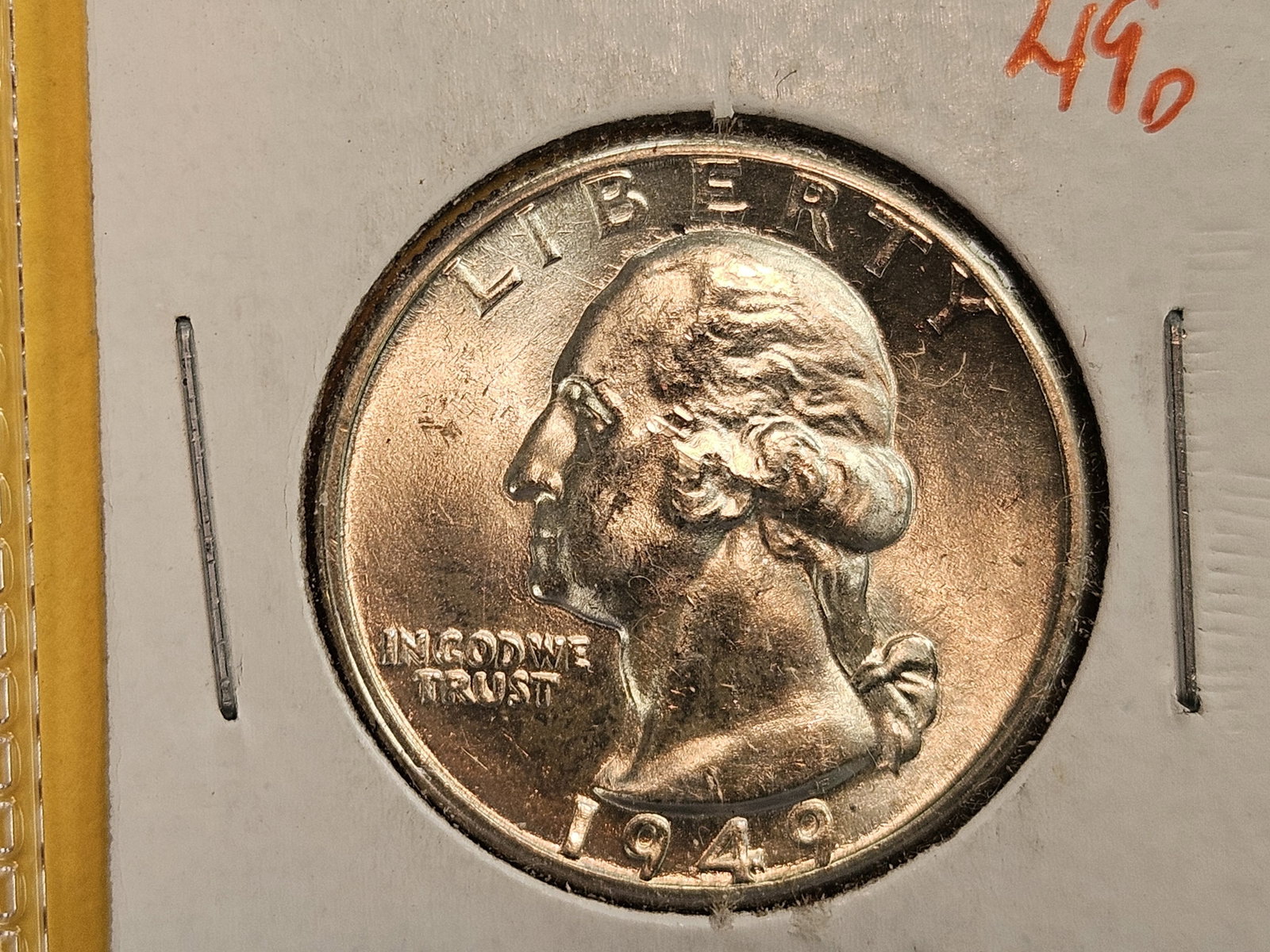 Very Choice to GEM Brilliant Uncirculated 1949-D Washington Quarter (1 of 4)
