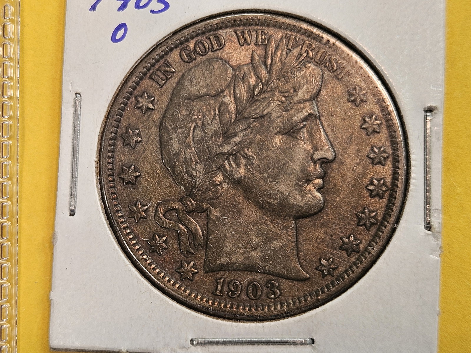 ** 1903-O Barber Half Dollar in About Uncirculated plus (1 of 8)