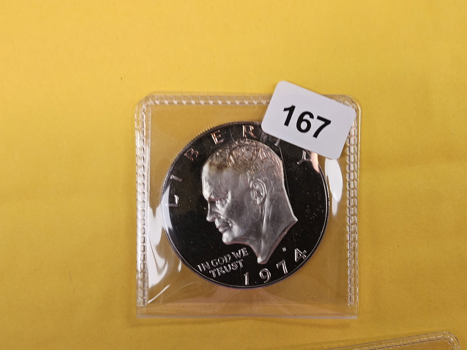 Five GEM Proof Deep Cameo Eisenhower dollars - 2