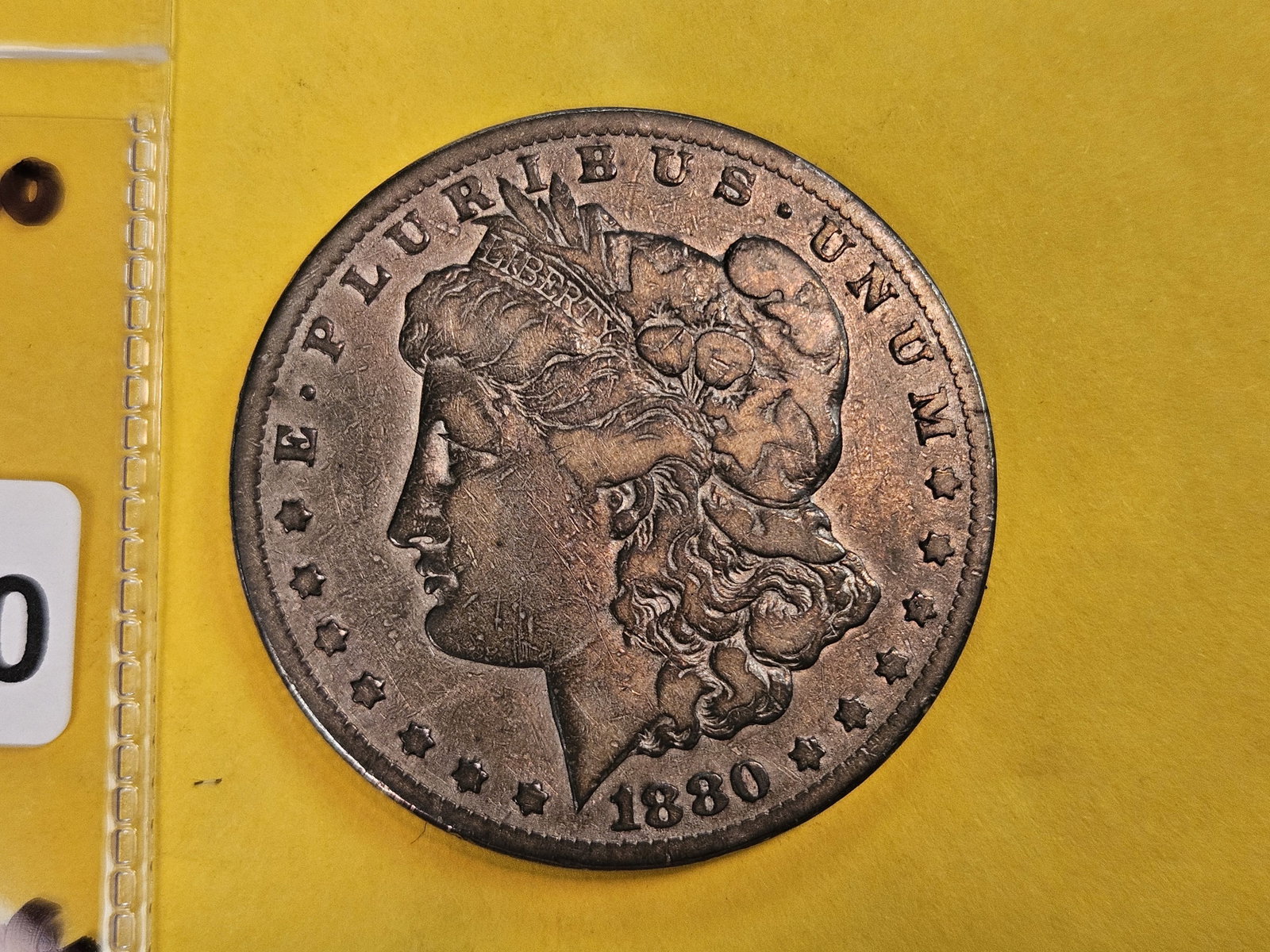 ** KEY DATE ** 1880-CC Morgan Dollar in Fine: KEY DATE! CARSON CITY!