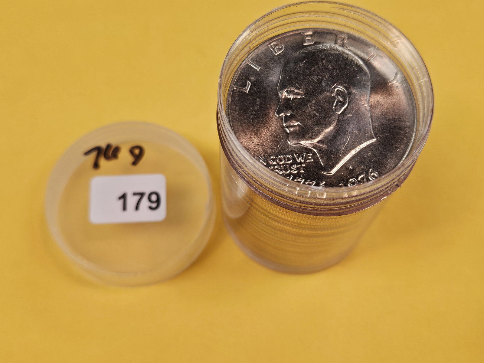 FULL ROLL ** Twenty Brilliant Uncirculated Eisenhower Dollars: 1976-D. From dealer. Unchecked by us