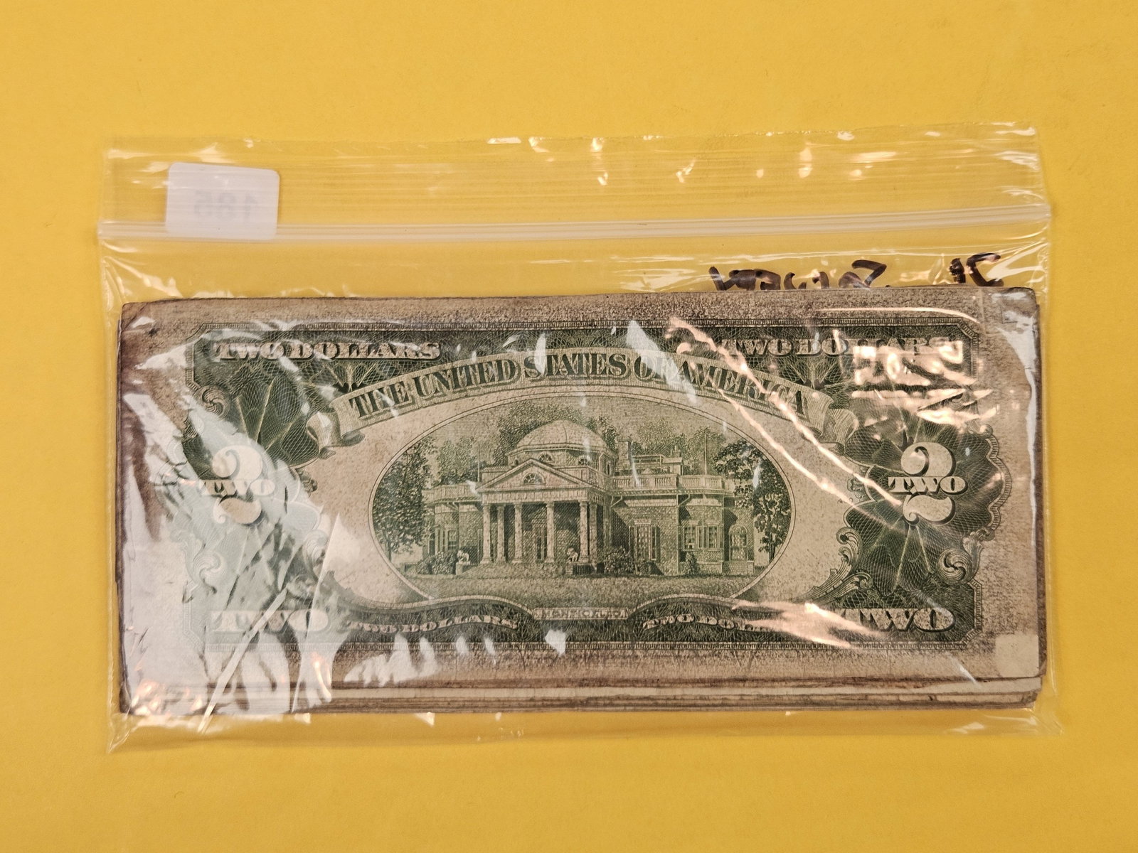 Twenty-One $2 US notes - 2