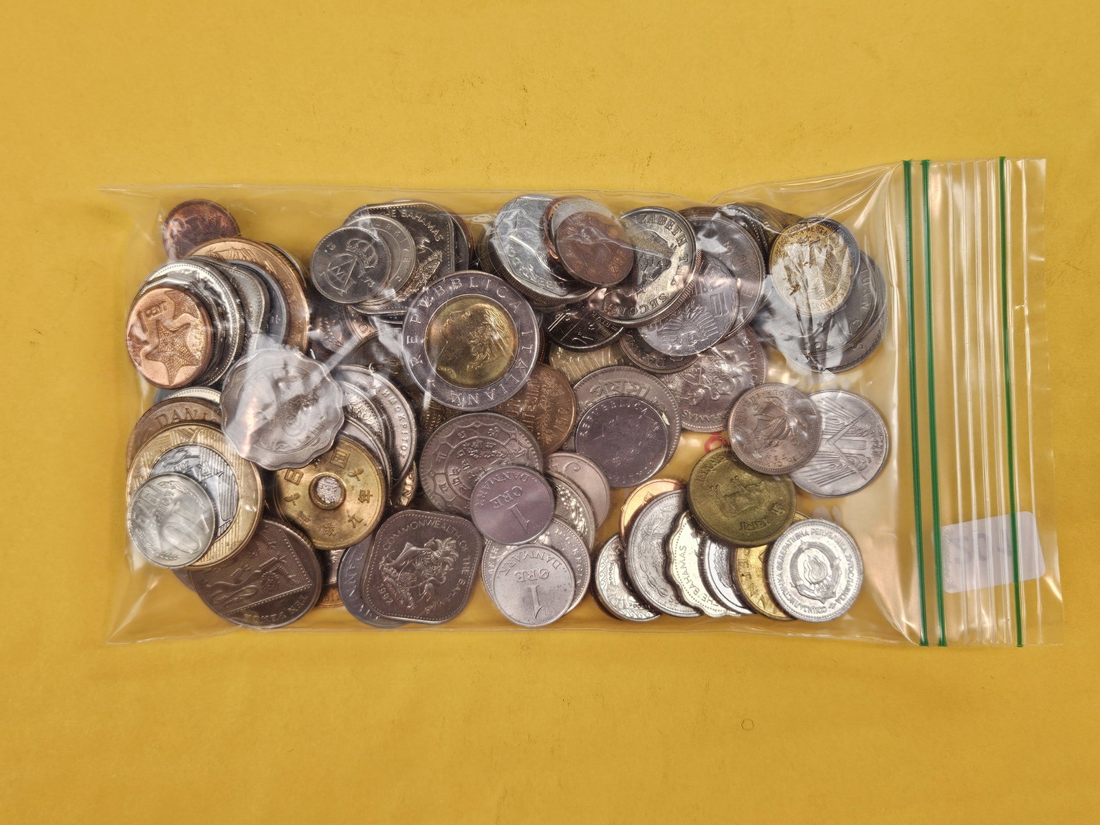 One Pound of mixed, Brilliant Uncirculated, World Coins - 2