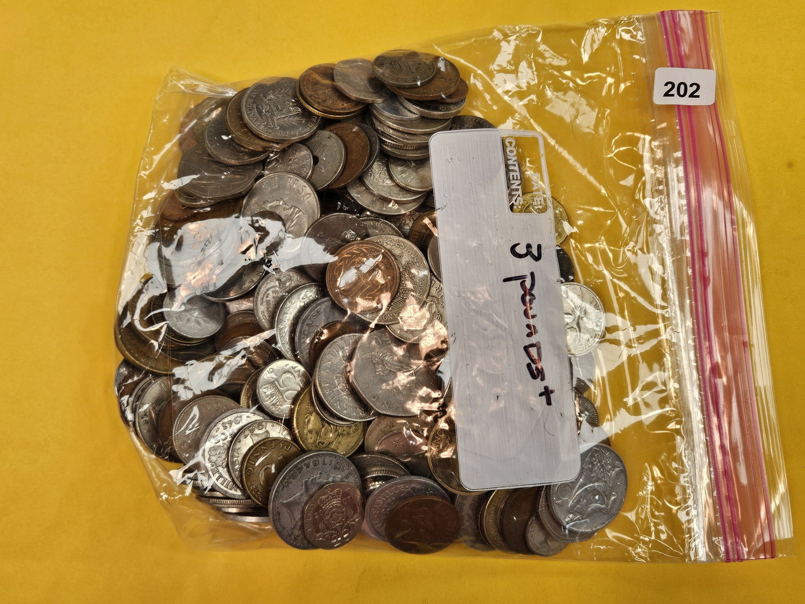 Over THREE Pounds of mixed World Coins: From dealer. Unchecked by us