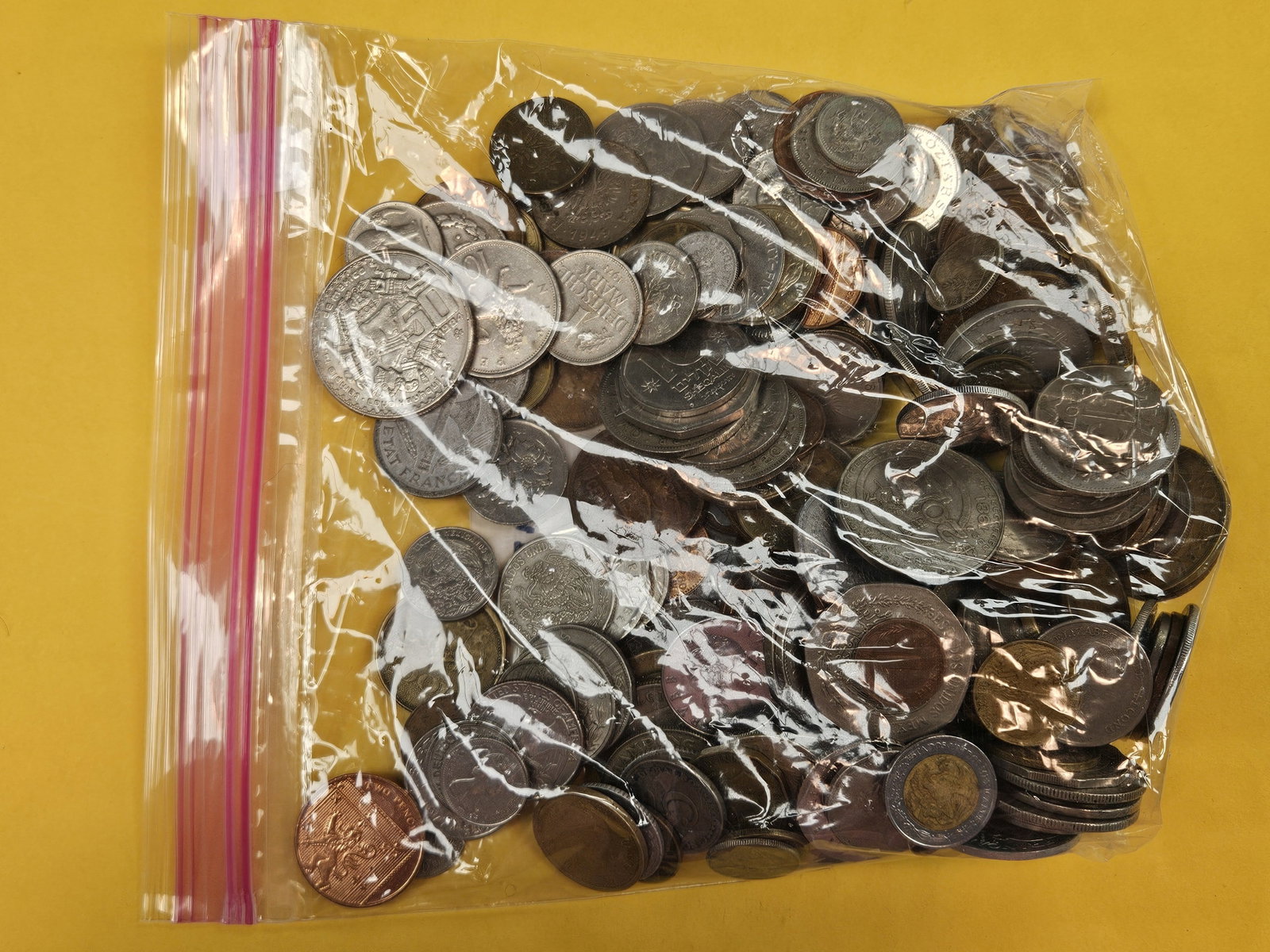 Over THREE Pounds of mixed World Coins - 2