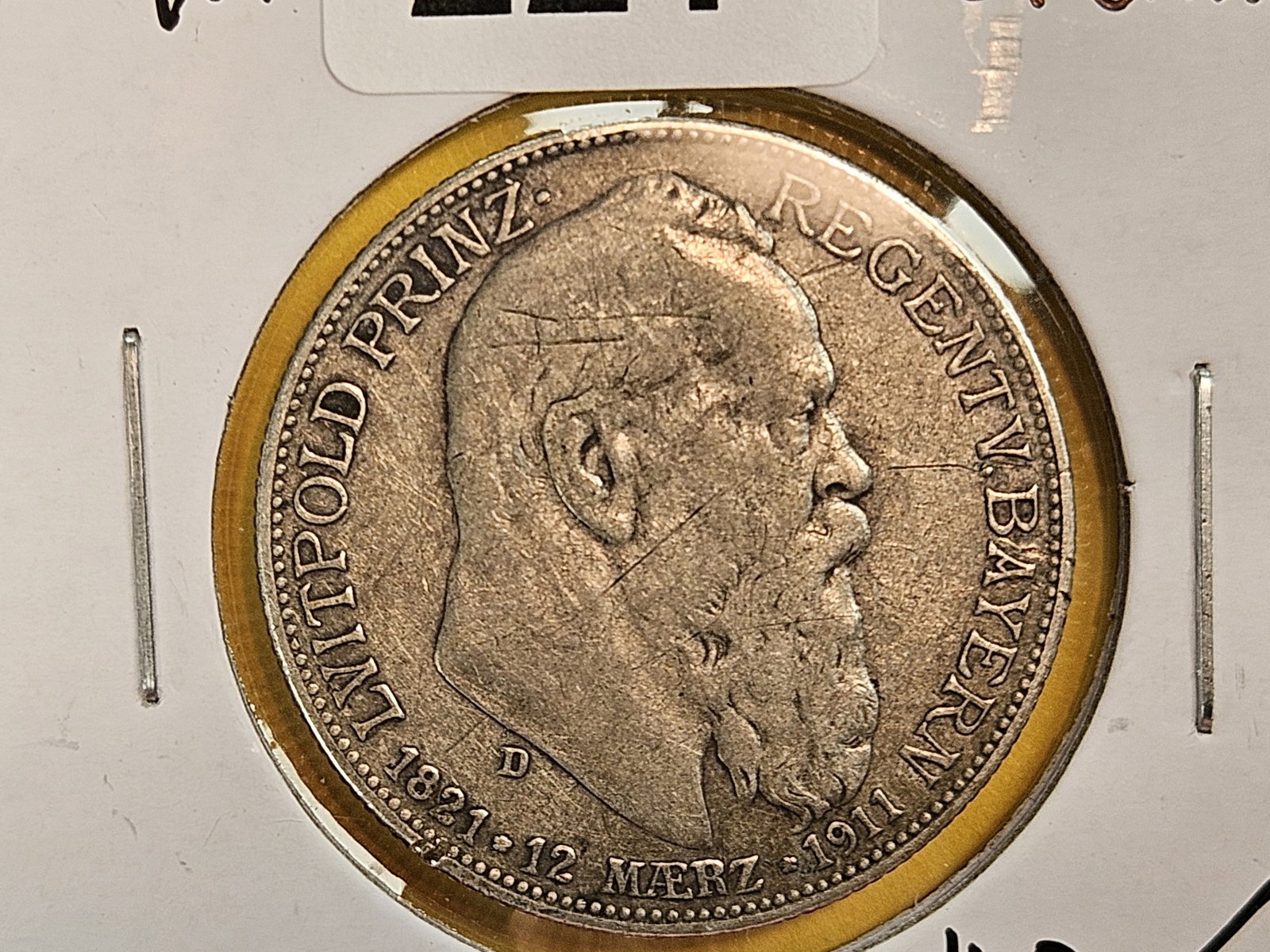 1911-D German States Bayern silver 2 marks: Cool coin