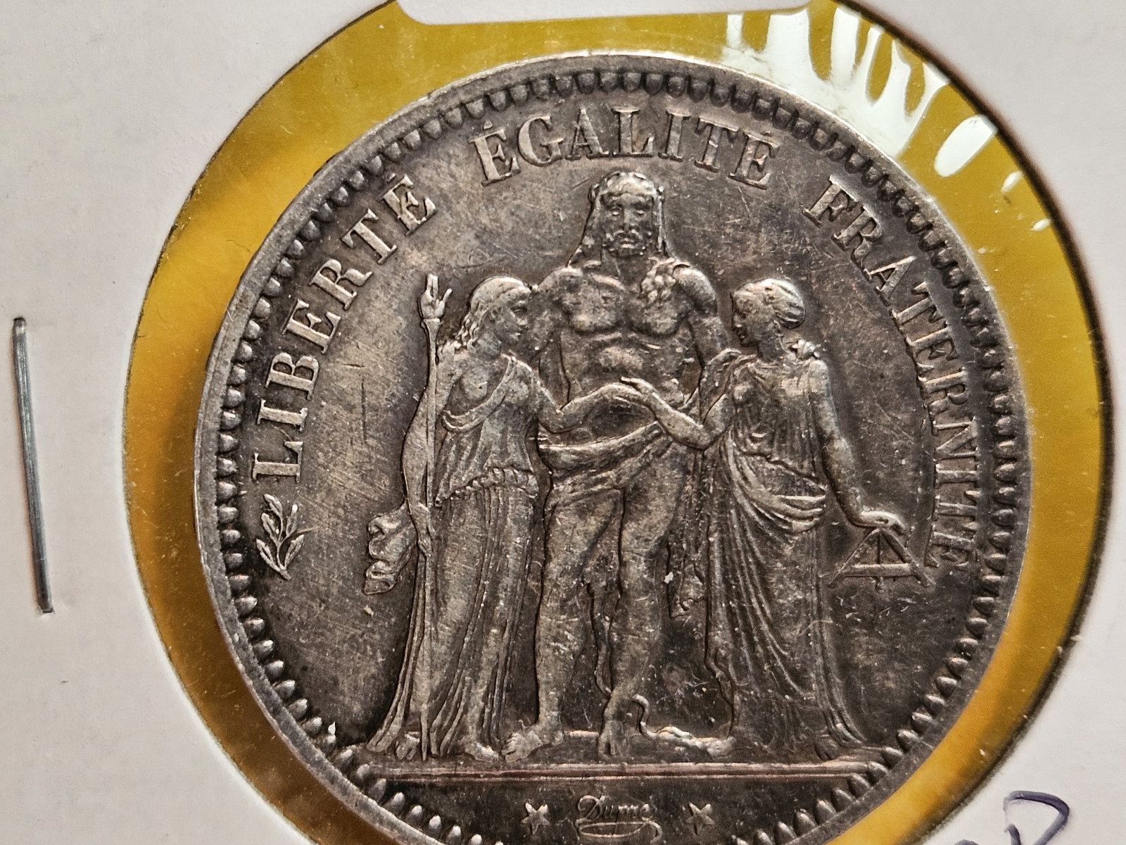1875-A France silver 5 francs - 3