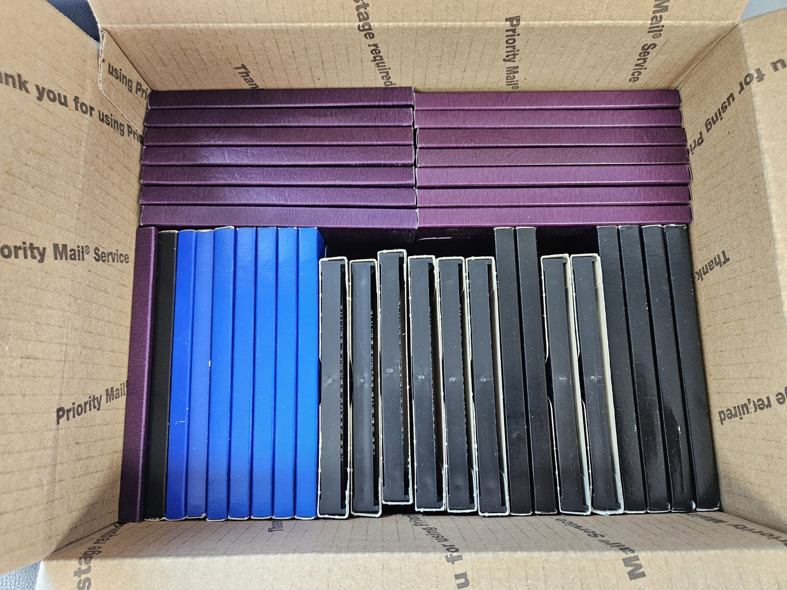 THIRTY-SEVEN US Proof Sets: Ships separately in a Flat Rate Medium Box. Mixed. Duplicates. In OGP. No Combined shipping