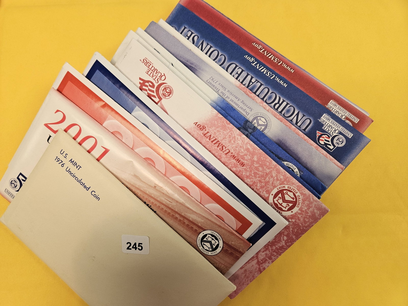 Twelve mixed US Mint Sets: In OGP