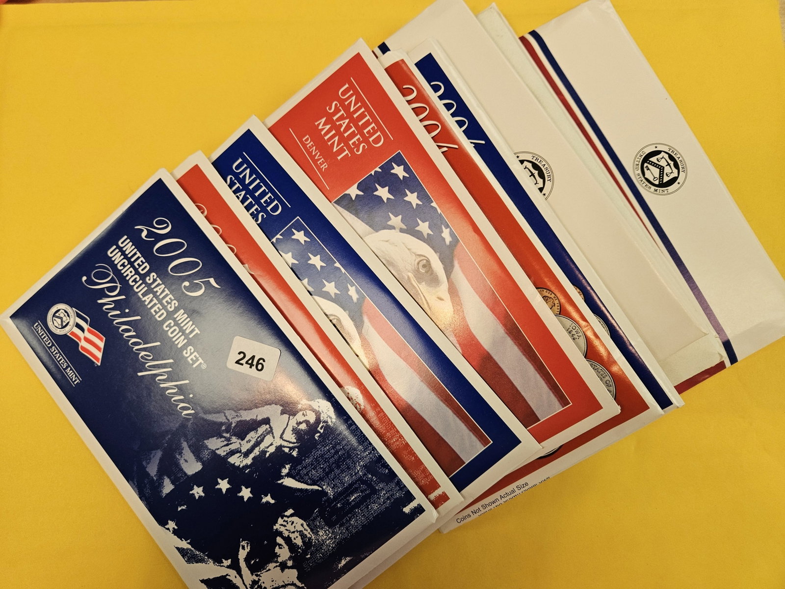 Ten mixed US Mint Sets: In OGP