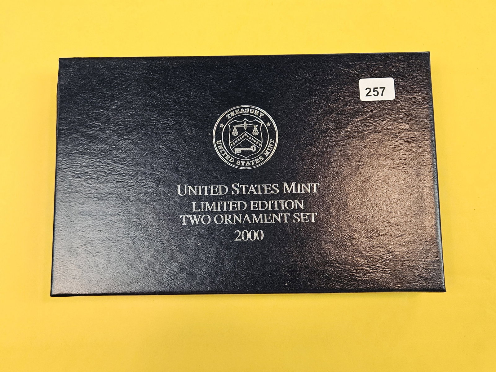 US Mint Limited Edition 2-Ornament Set 2000: In OGP with COA