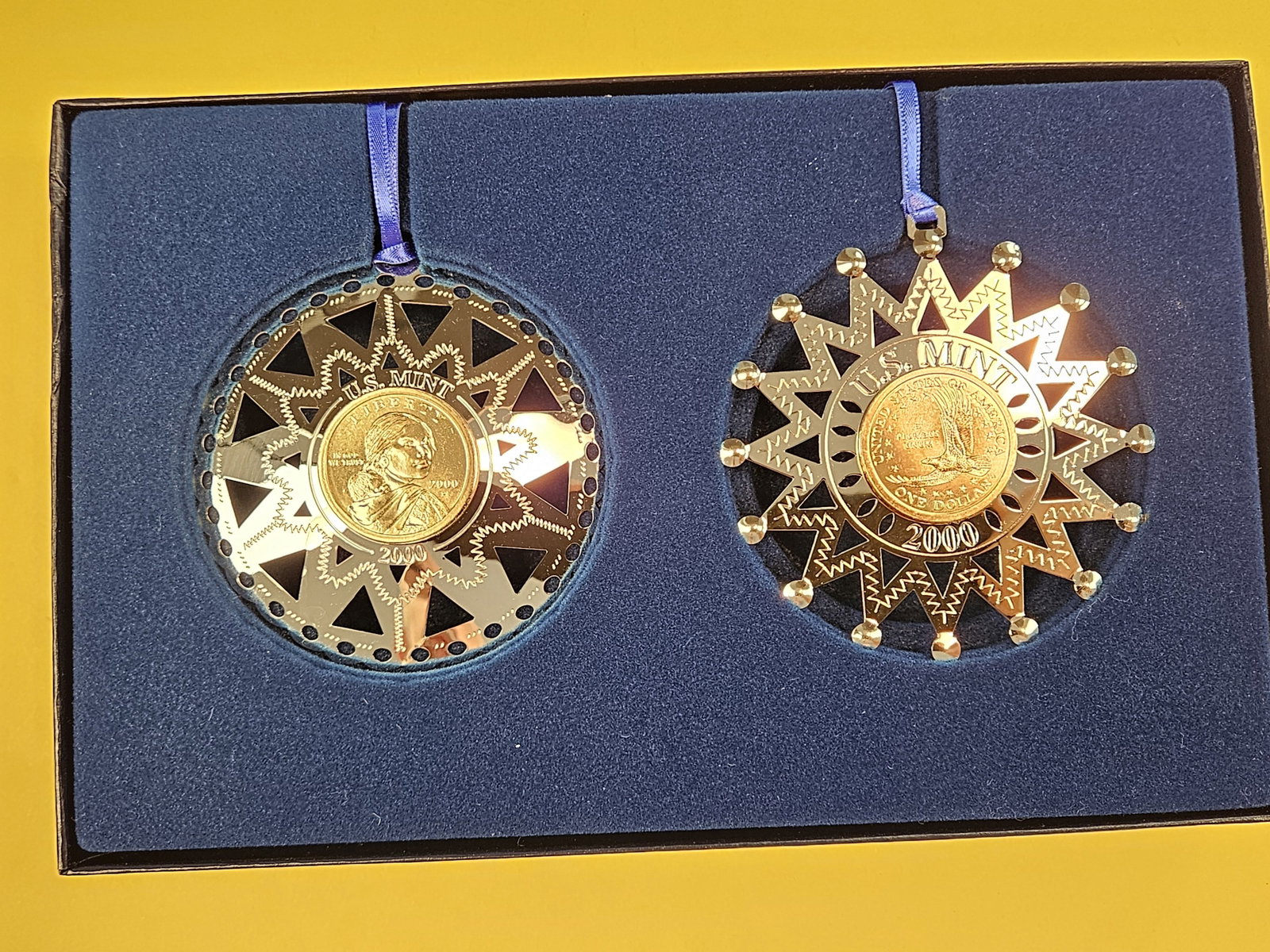 US Mint Limited Edition 2-Ornament Set 2000 - 3