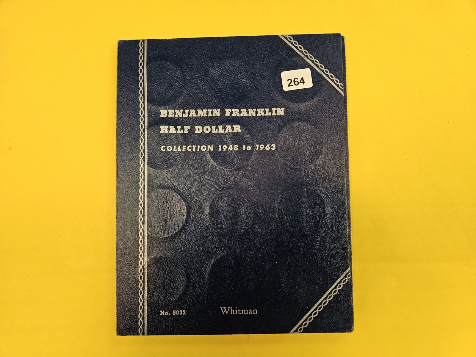 Partially Complete Franklin silver Half Dollar Collection: In a Whitman album. Eighteen silver Half Dollars. Couple look BU