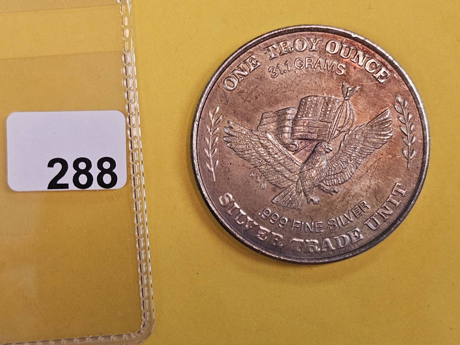 One Troy ounce .999 fine silver round: Silver Trade Unit