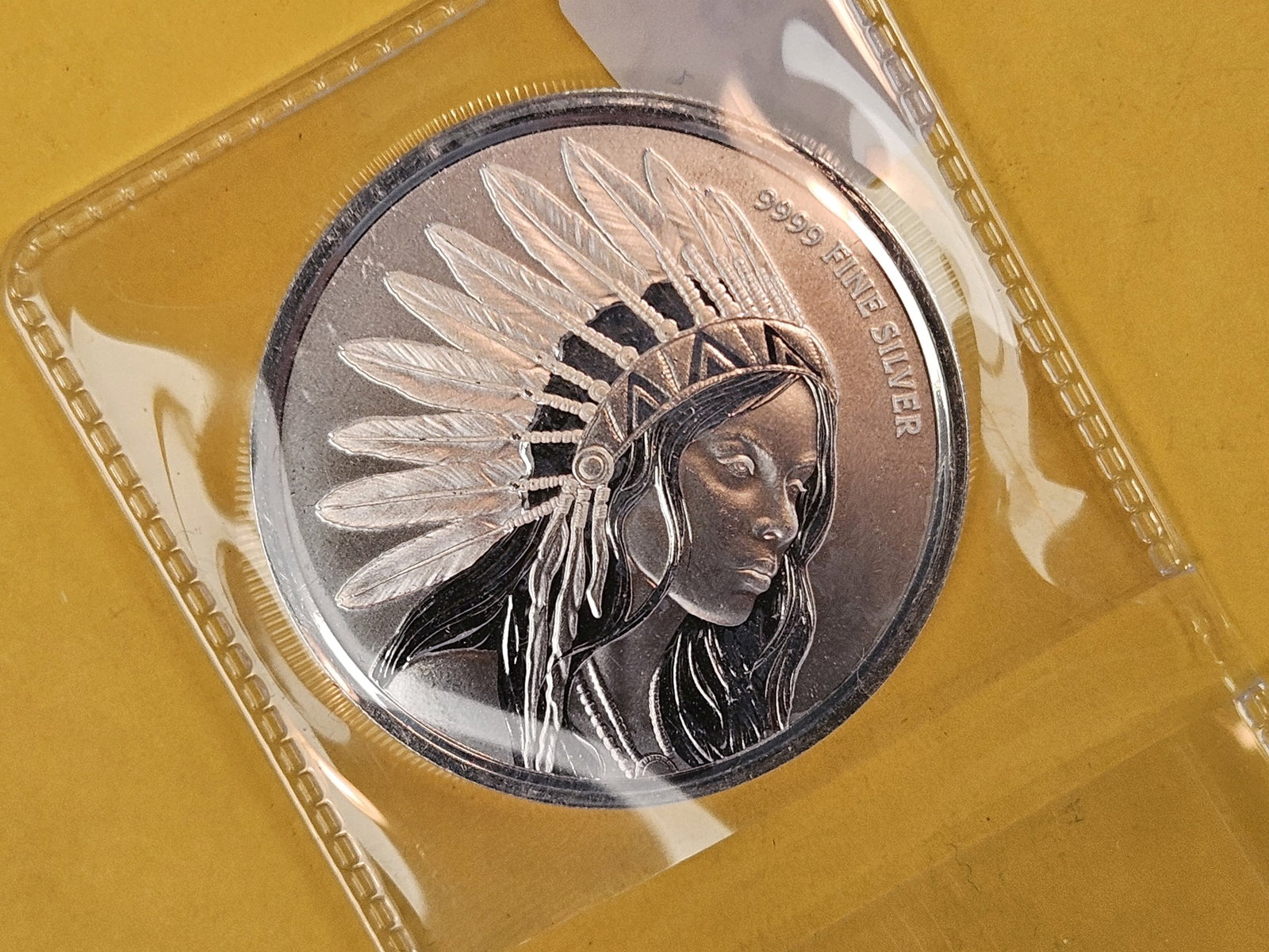 One Troy ounce .999 fine silver art round - 2