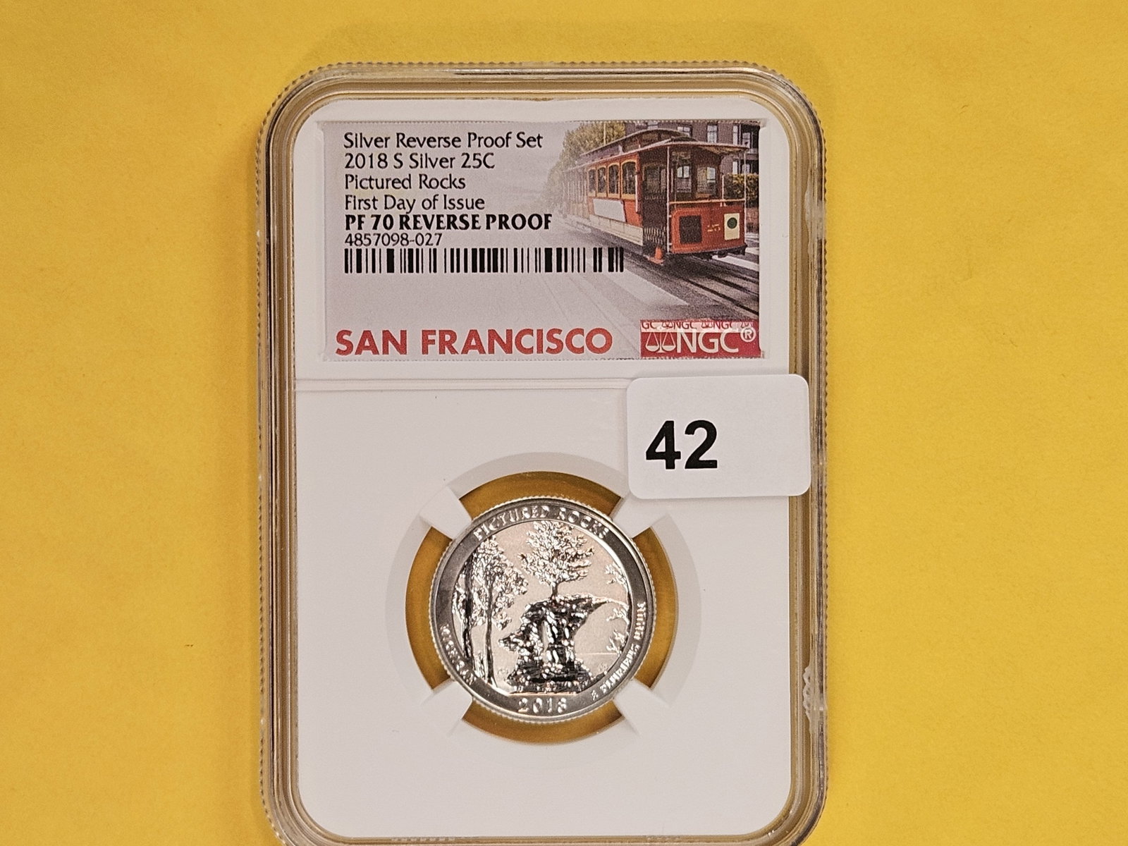 PERFECT! NGC 2018-S SILVER Washington Quarter in Proof 70 Ultra Cameo - 2