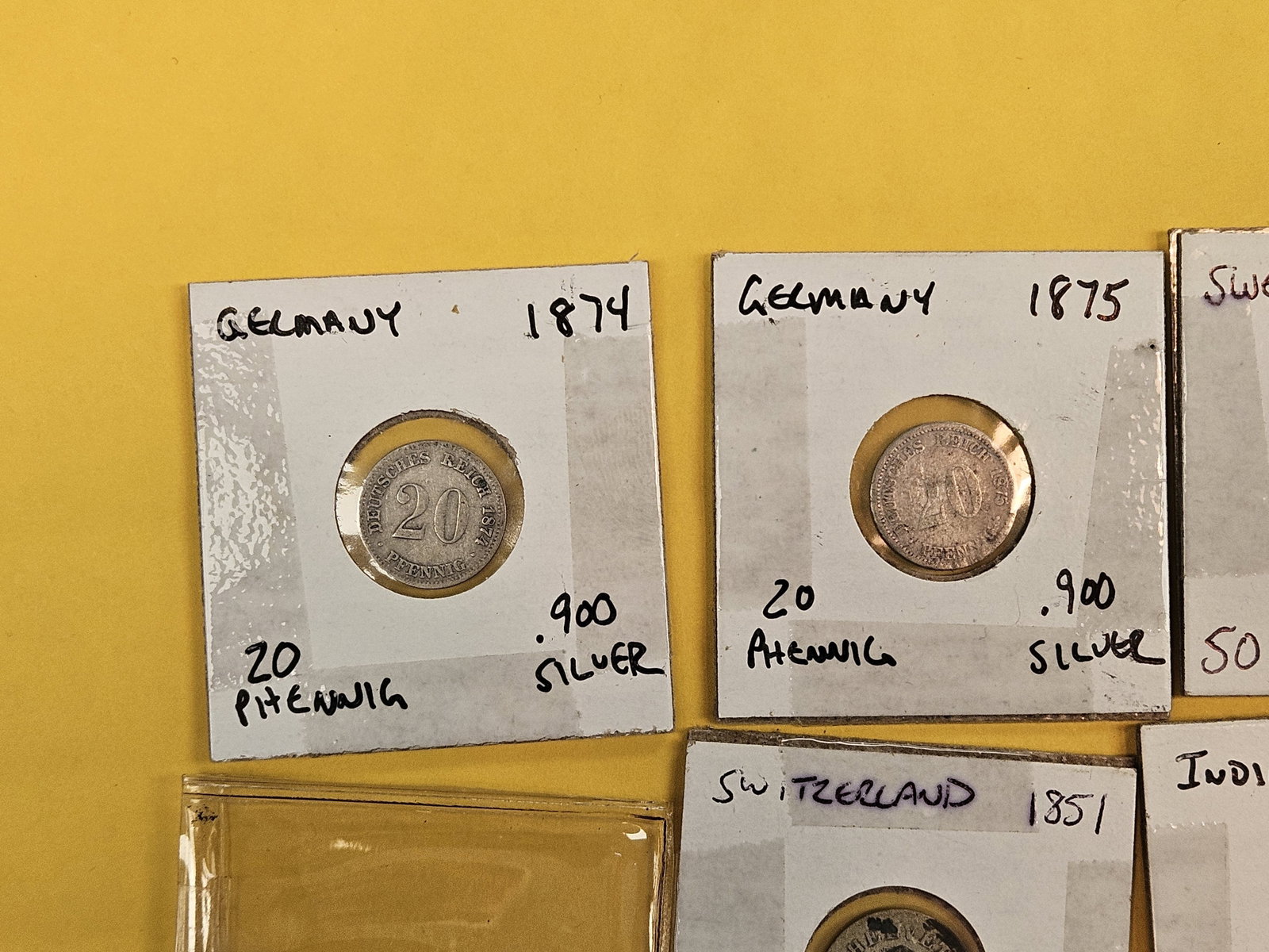 Ten mixed, World, Silver Coins - 2