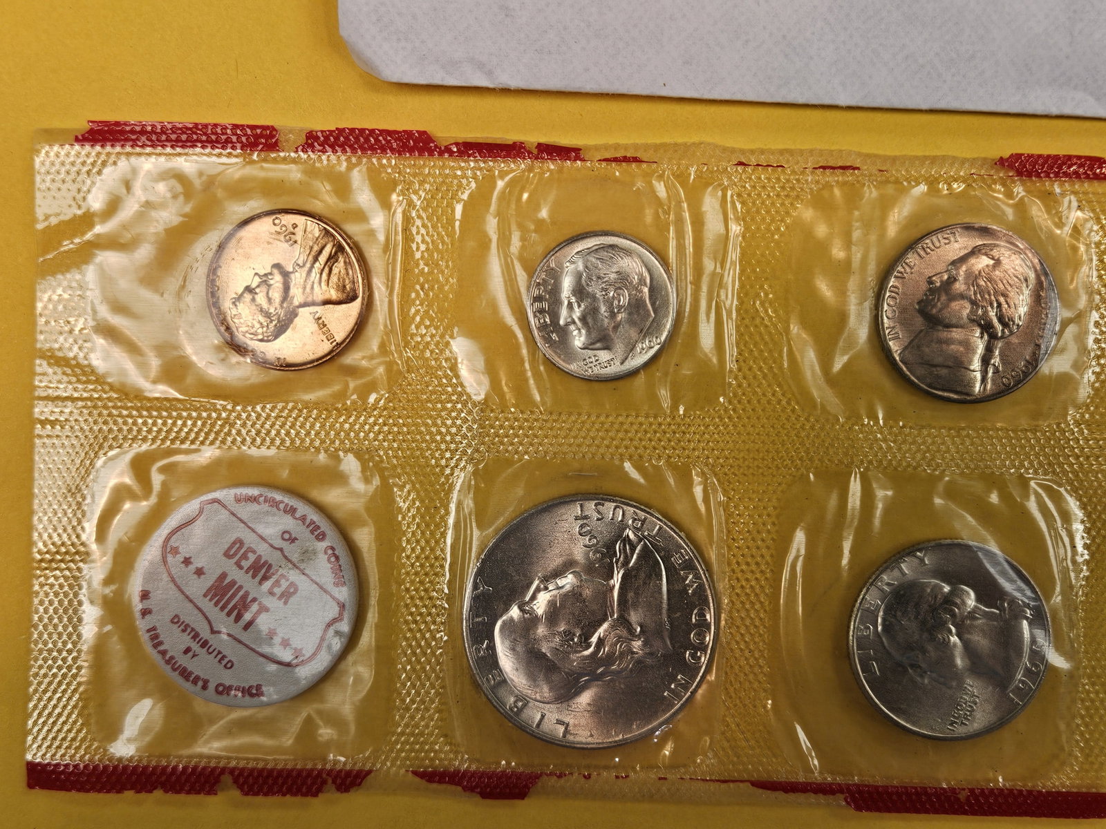 Variety! 1960 P-D US Silver Mint Set - 2