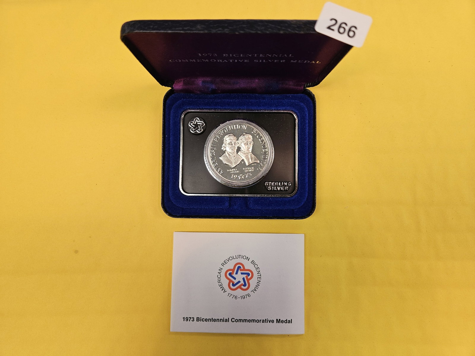 GEM Proof Deep Cameo 1973 Silver Bicentennial Medal (1 of 3)