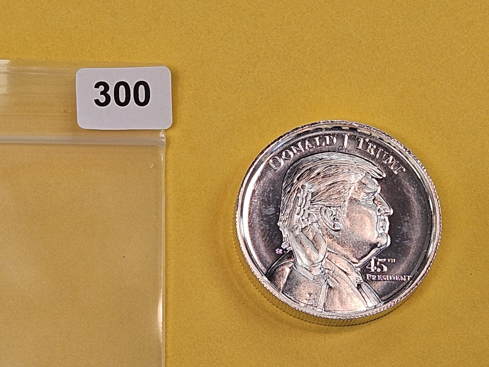 Two Troy ounce .999 fine silver proof art round - 2