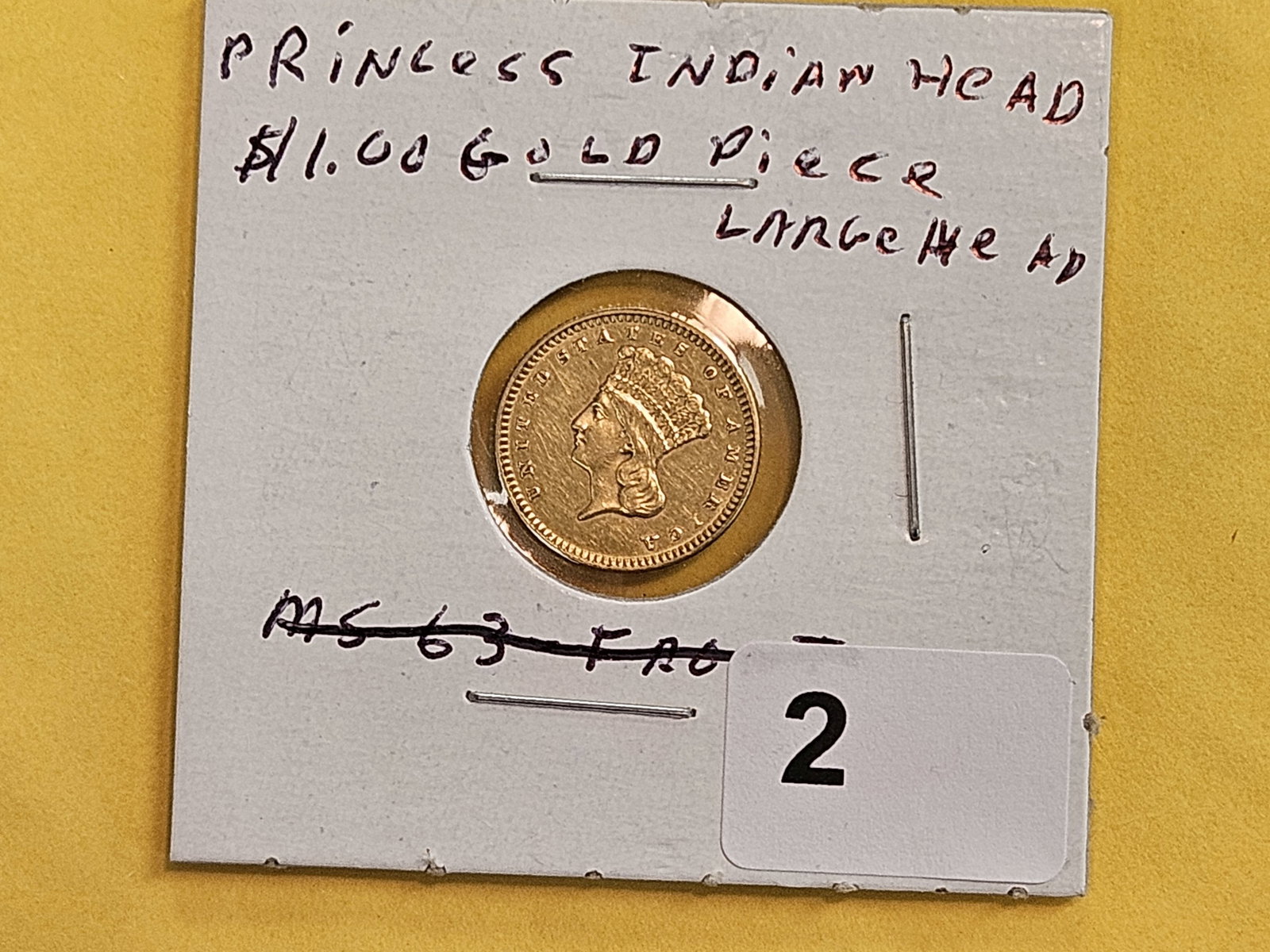 GOLD! Princess Head Gold Dollar - 2