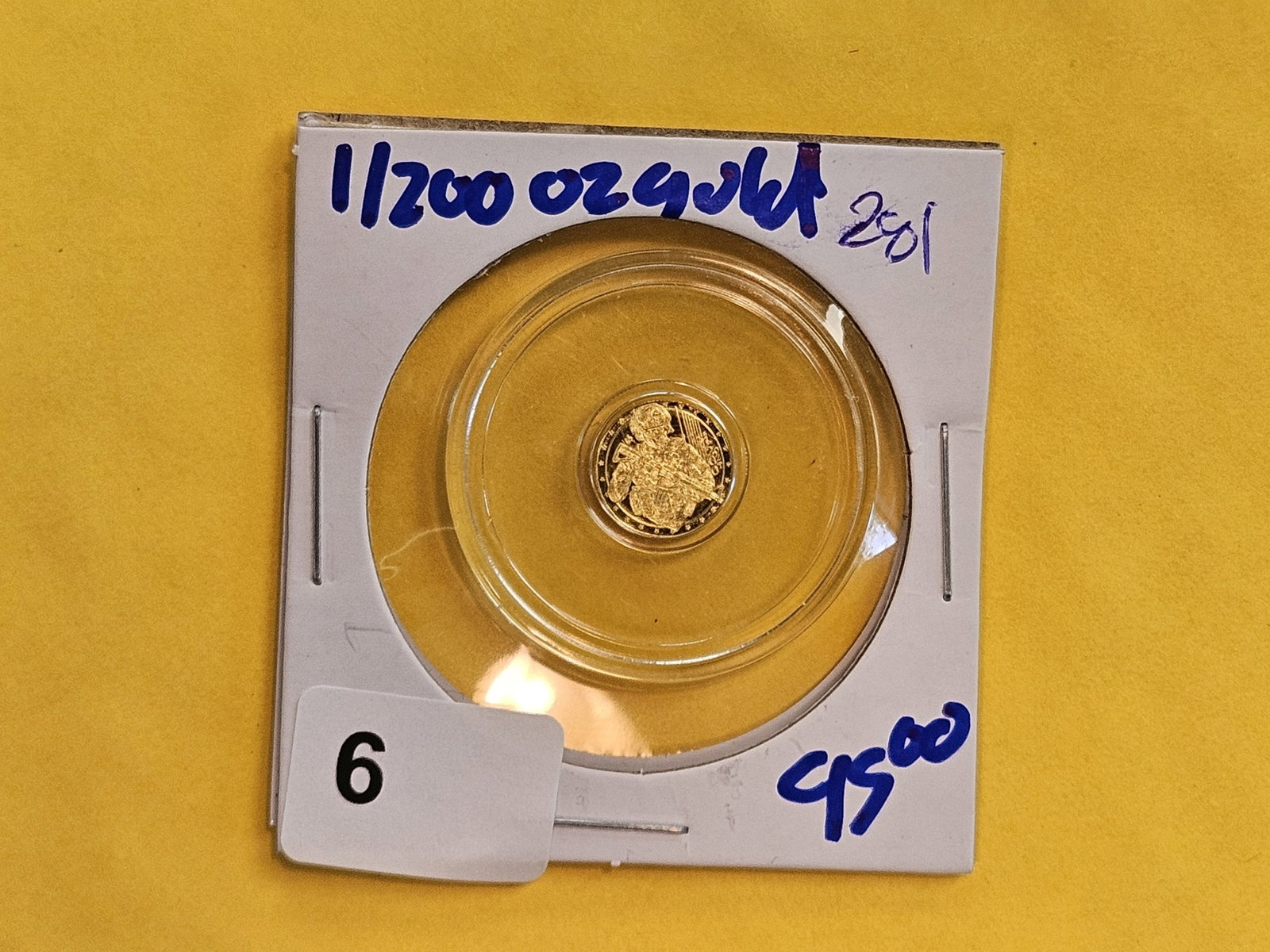 GOLD! One-200th .9999 Fine Gold Art round - 2