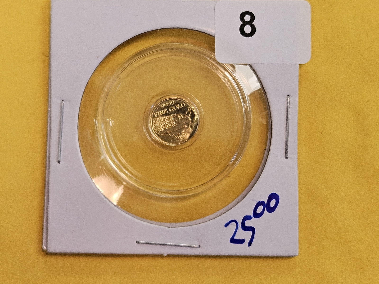 GOLD! One-200th .9999 Fine Gold Art round - 2