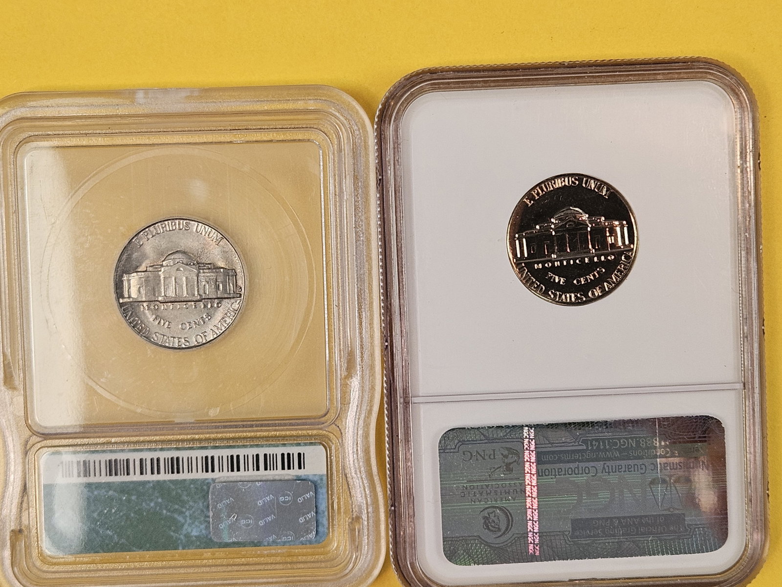 Two GEM Jefferson Nickels from the 1950's - 2