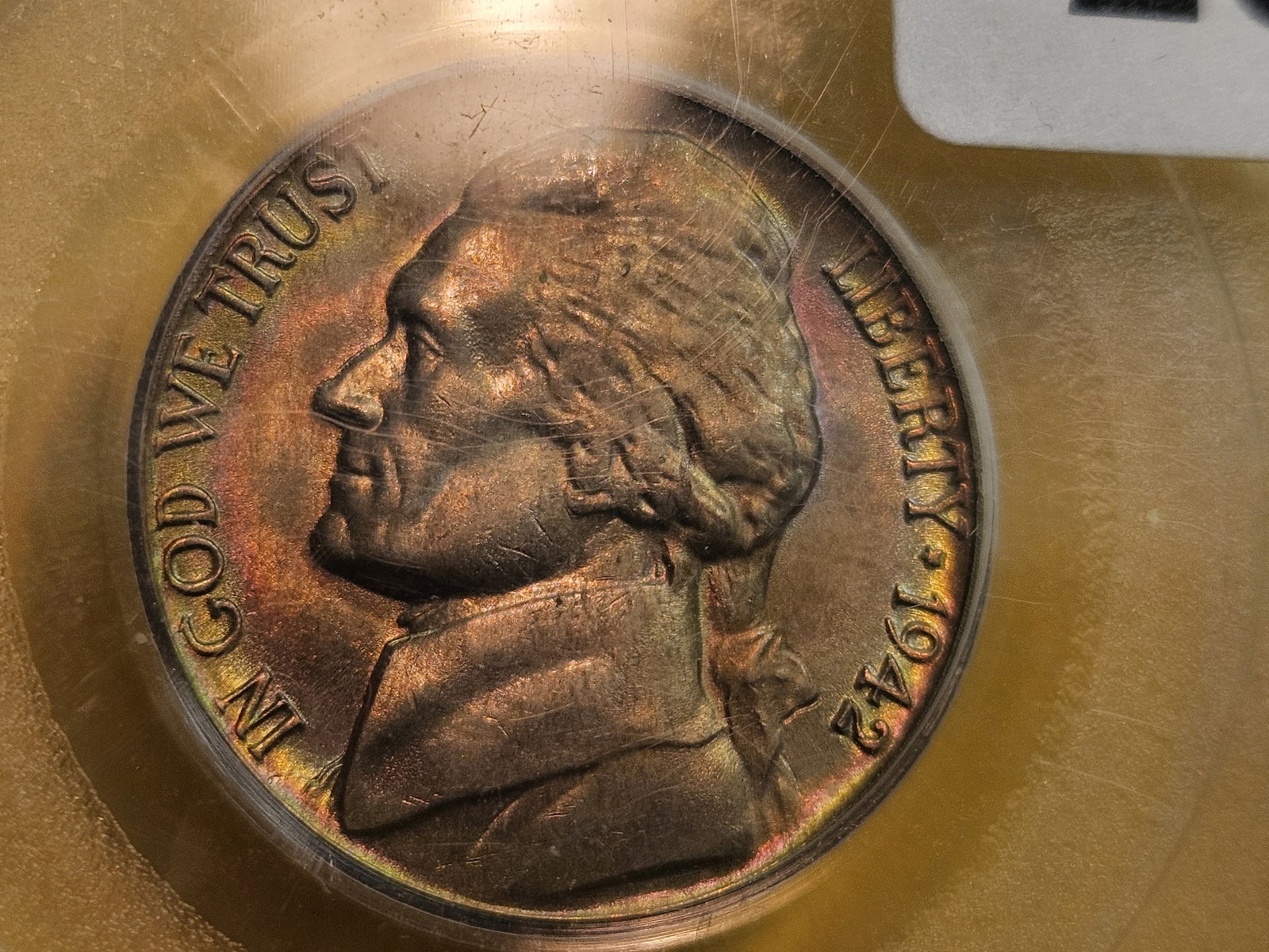 GEM! PCSG 1942-D Jefferson Nickel in Mint State 65 - 4