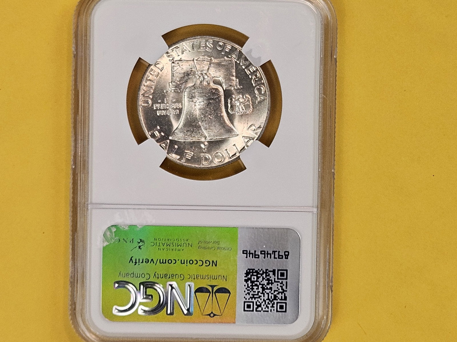 NGC 1948-D Franklin silver Half Dollar in Mint State 64 - 3