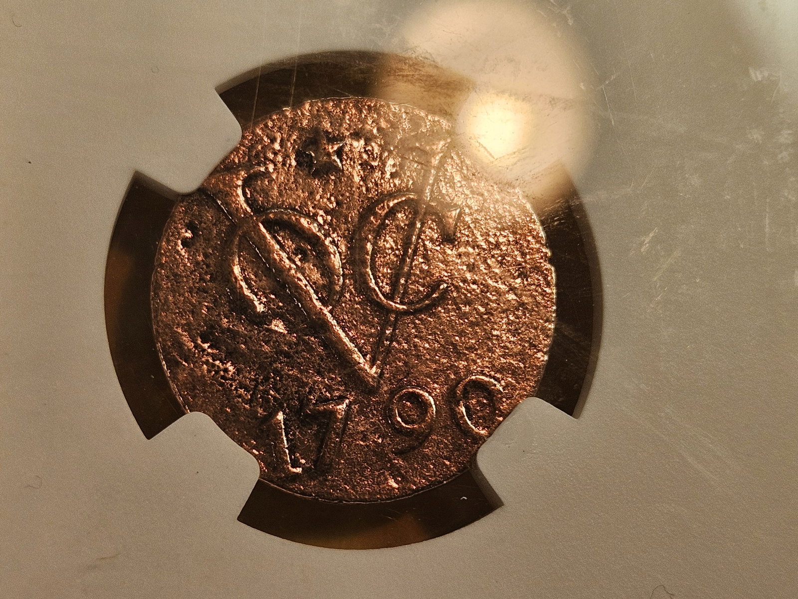 NGC VOC Netherlands East Indies Duit - 4