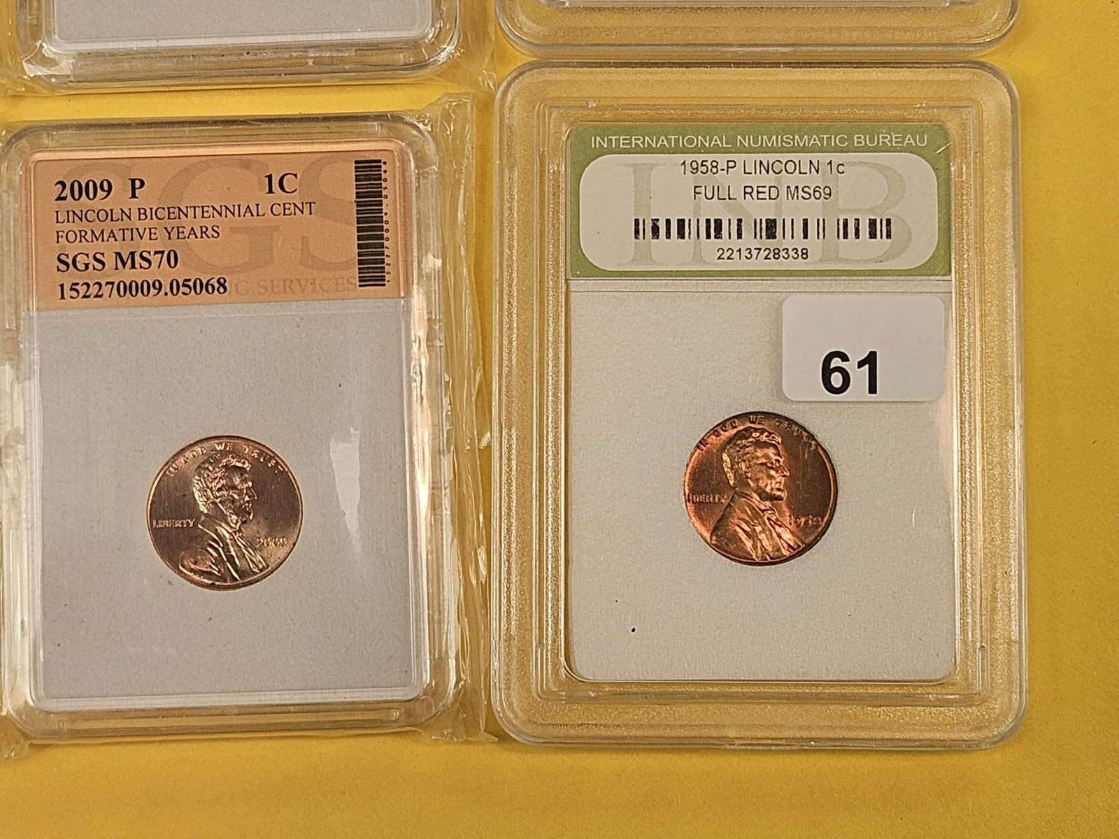 Eight mixed Small cents - 5