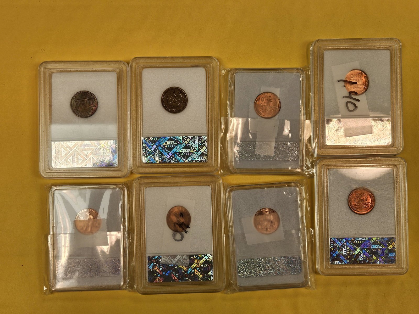 Eight mixed Small cents - 6