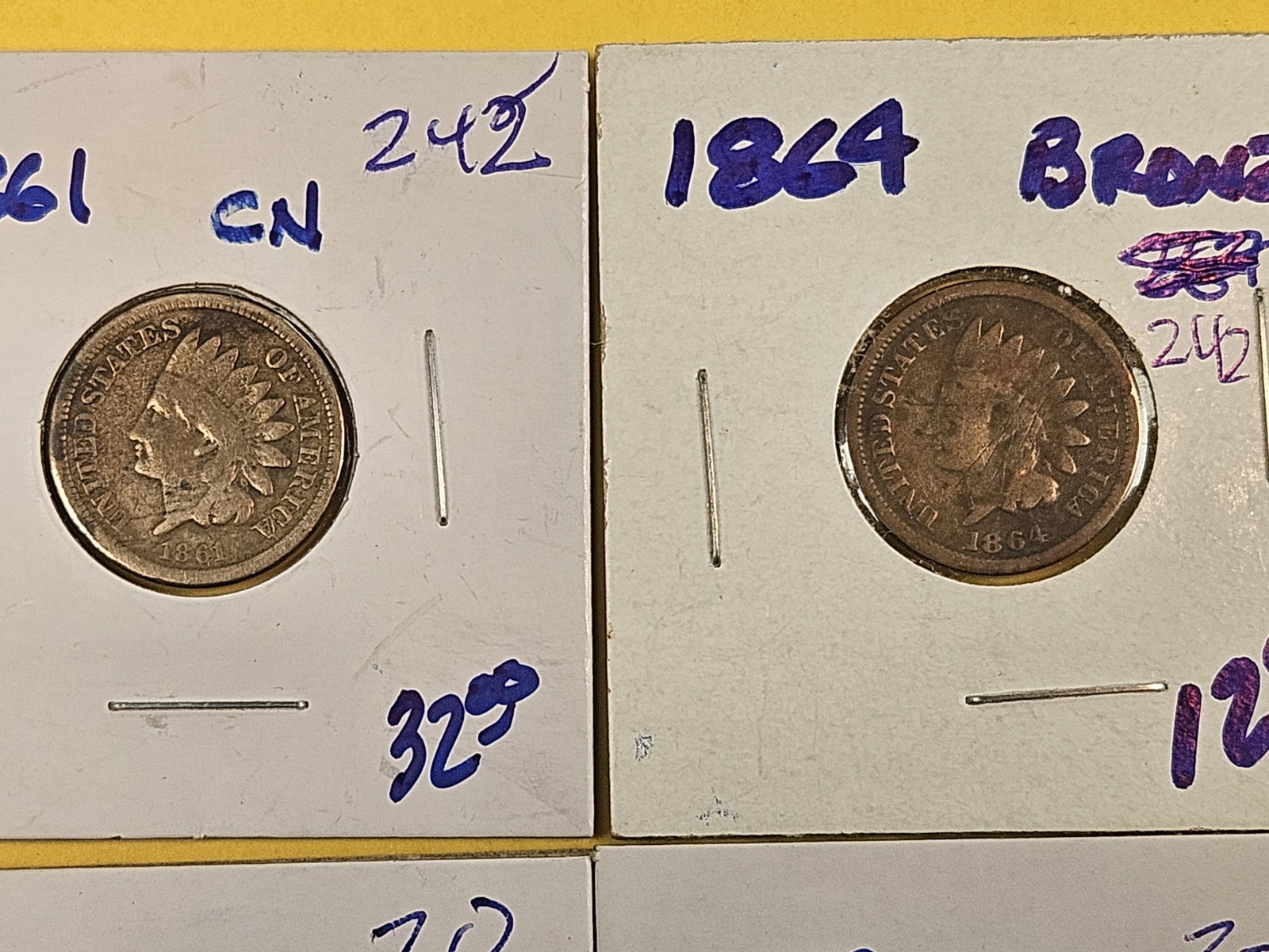 Five mixed, little better, small cents - 2