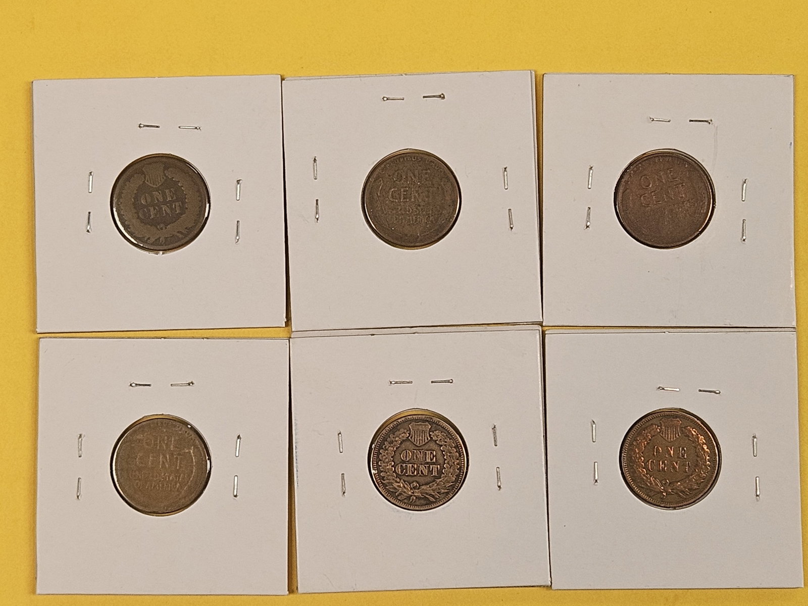 Six mixed, little better, small cents - 3