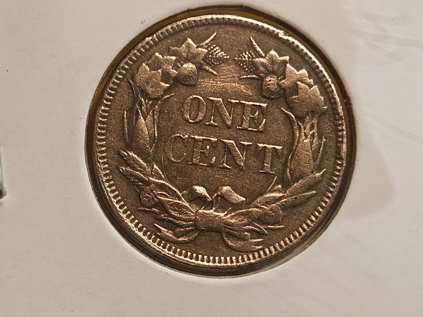 1858 Large Letters Flying Eagle Cent - 3