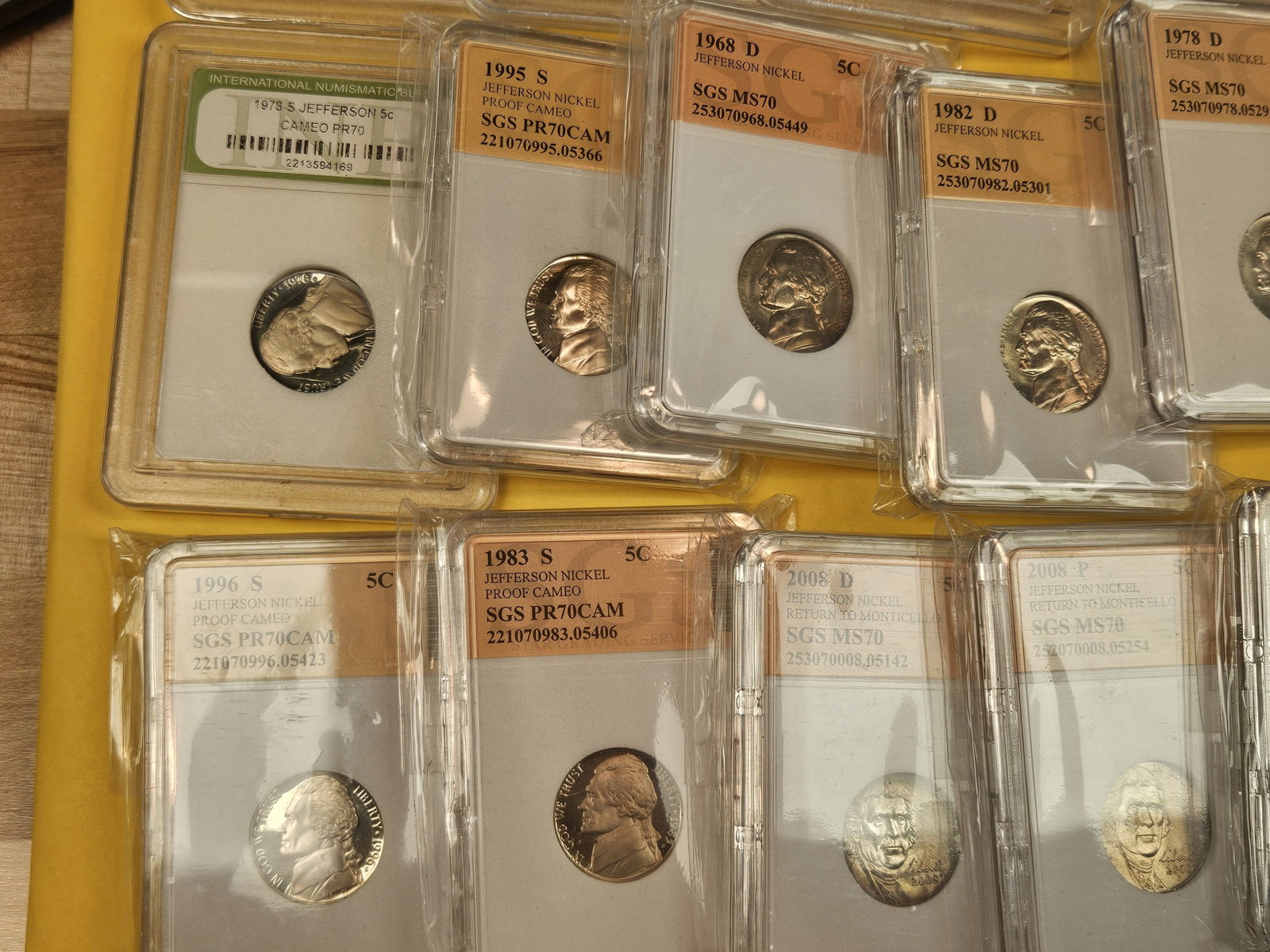 Twenty-Two mixed Jefferson nickels - 4