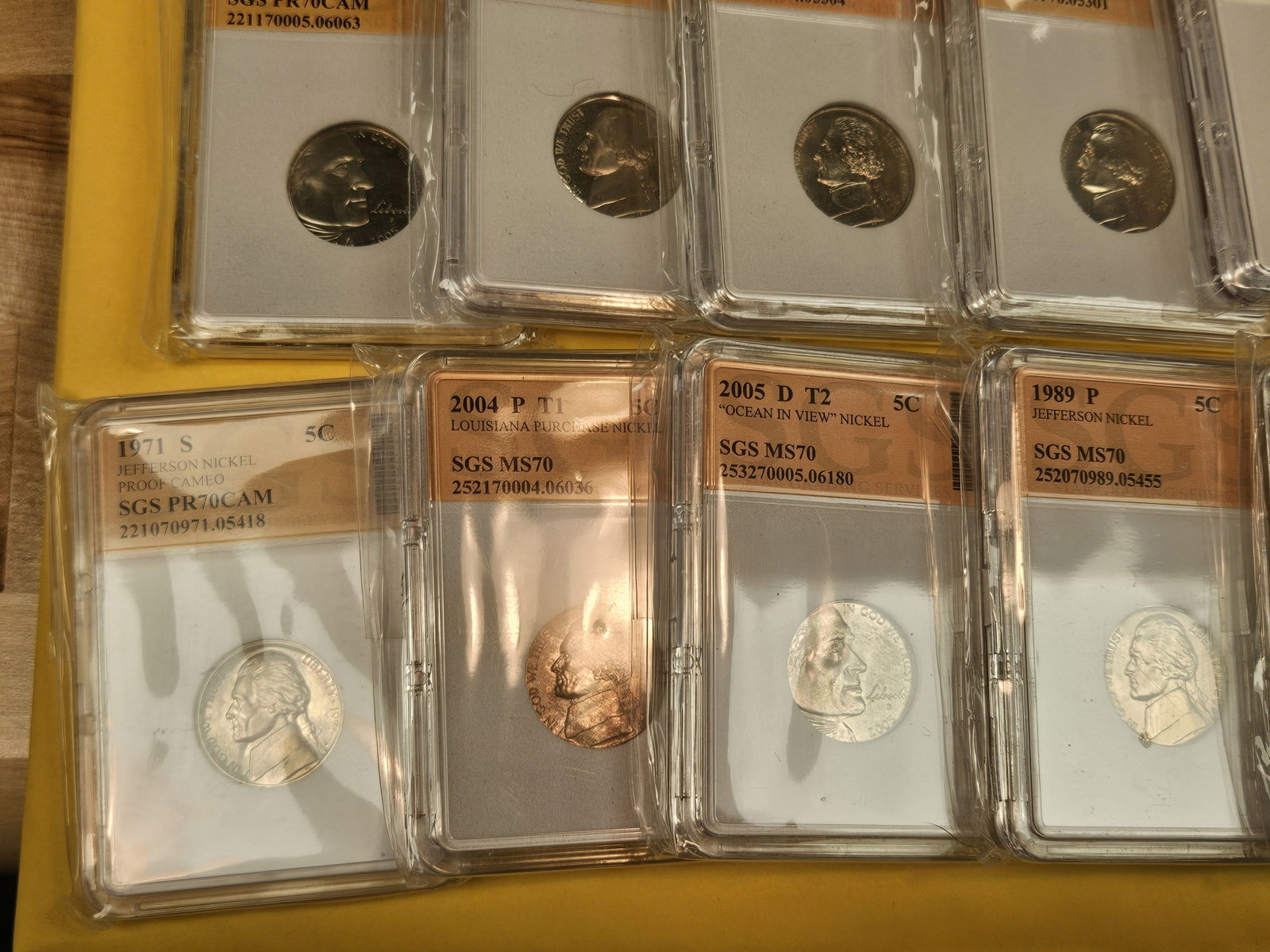 Twenty-three mixed Jefferson nickels - 5